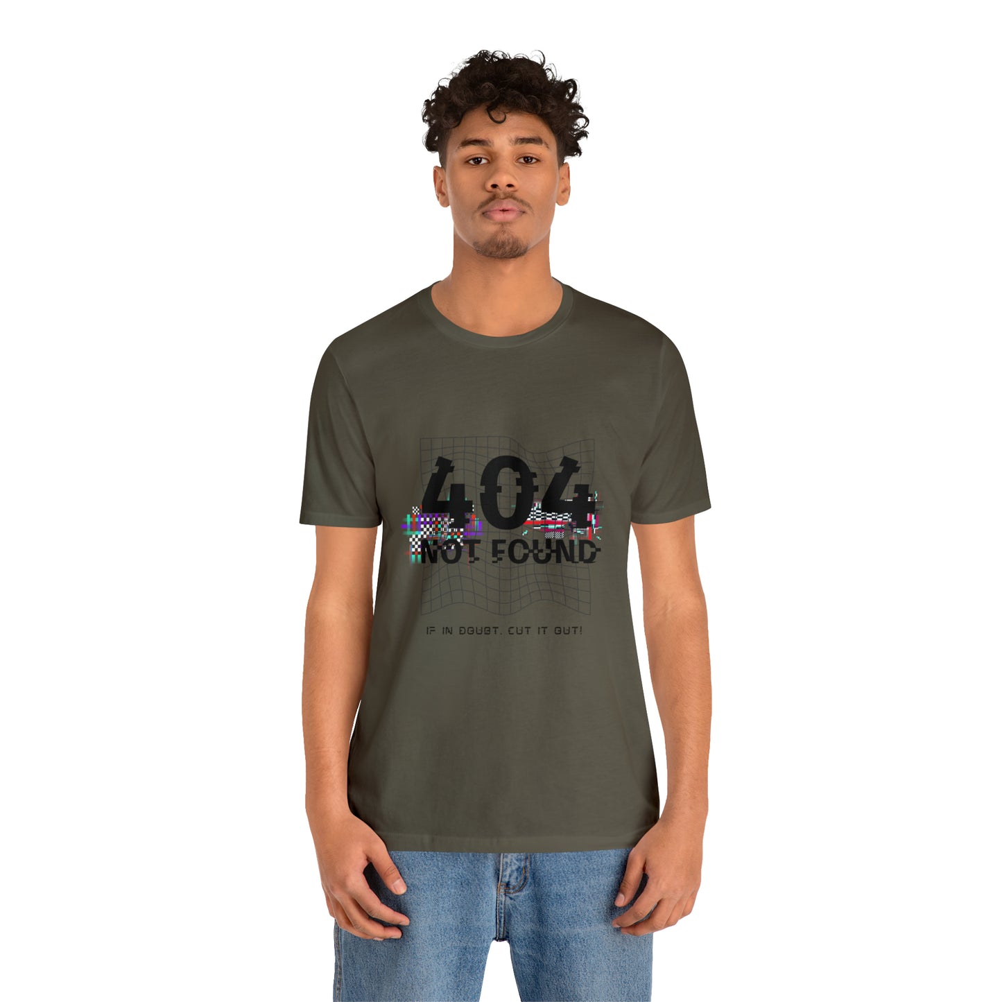 404 Not found Unisex Jersey Short Sleeve Tee