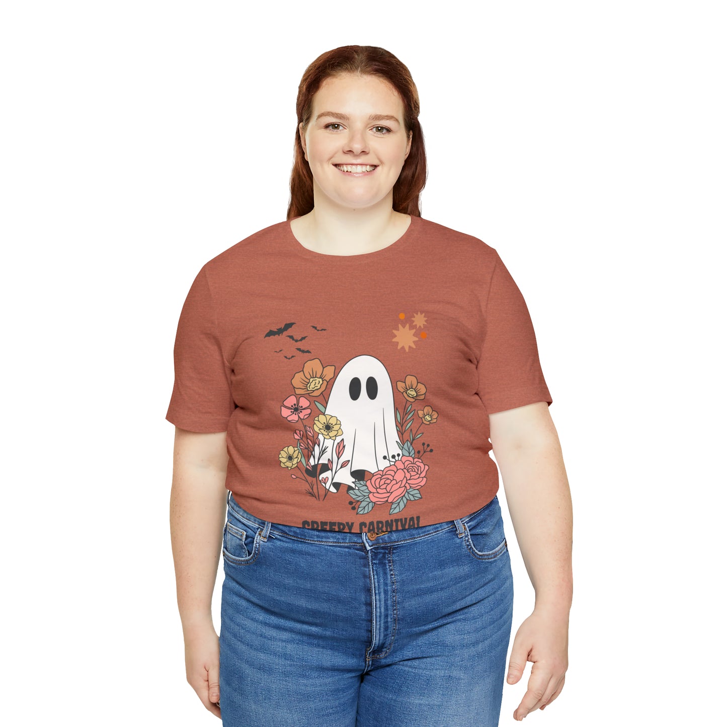 Halloween creepy carnival Unisex Jersey Short Sleeve Tee