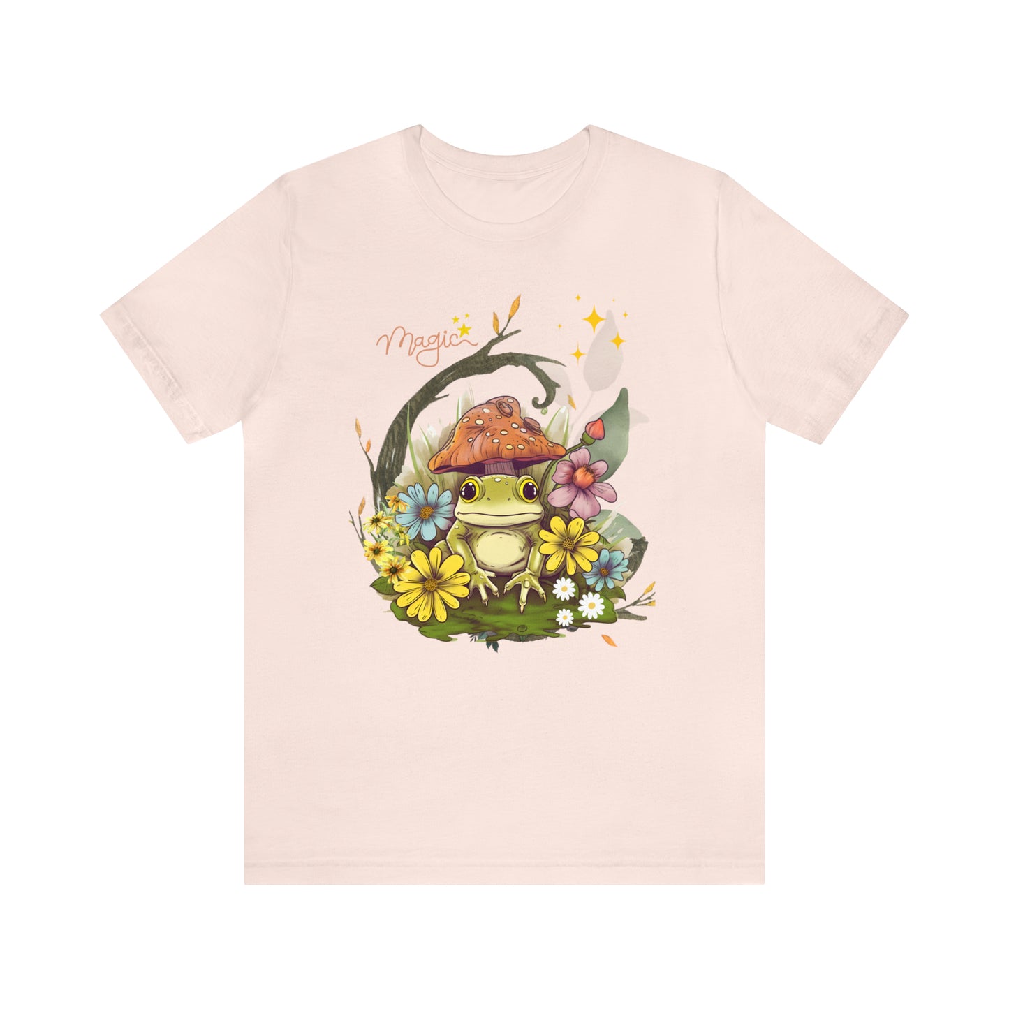 Frog magic kawaii cute Unisex Jersey Short Sleeve Tee