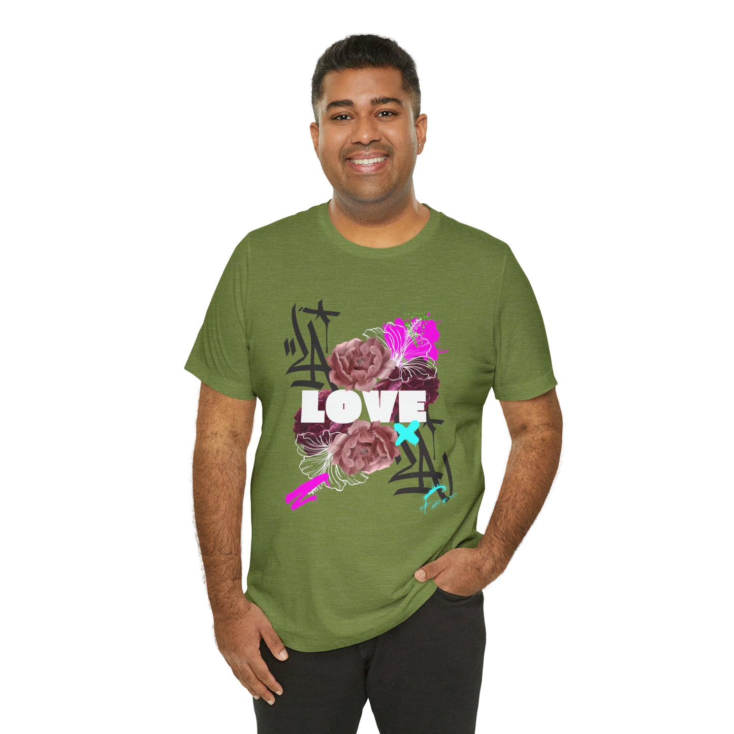 Love Urban streetwear Unisex Jersey Short Sleeve Tee