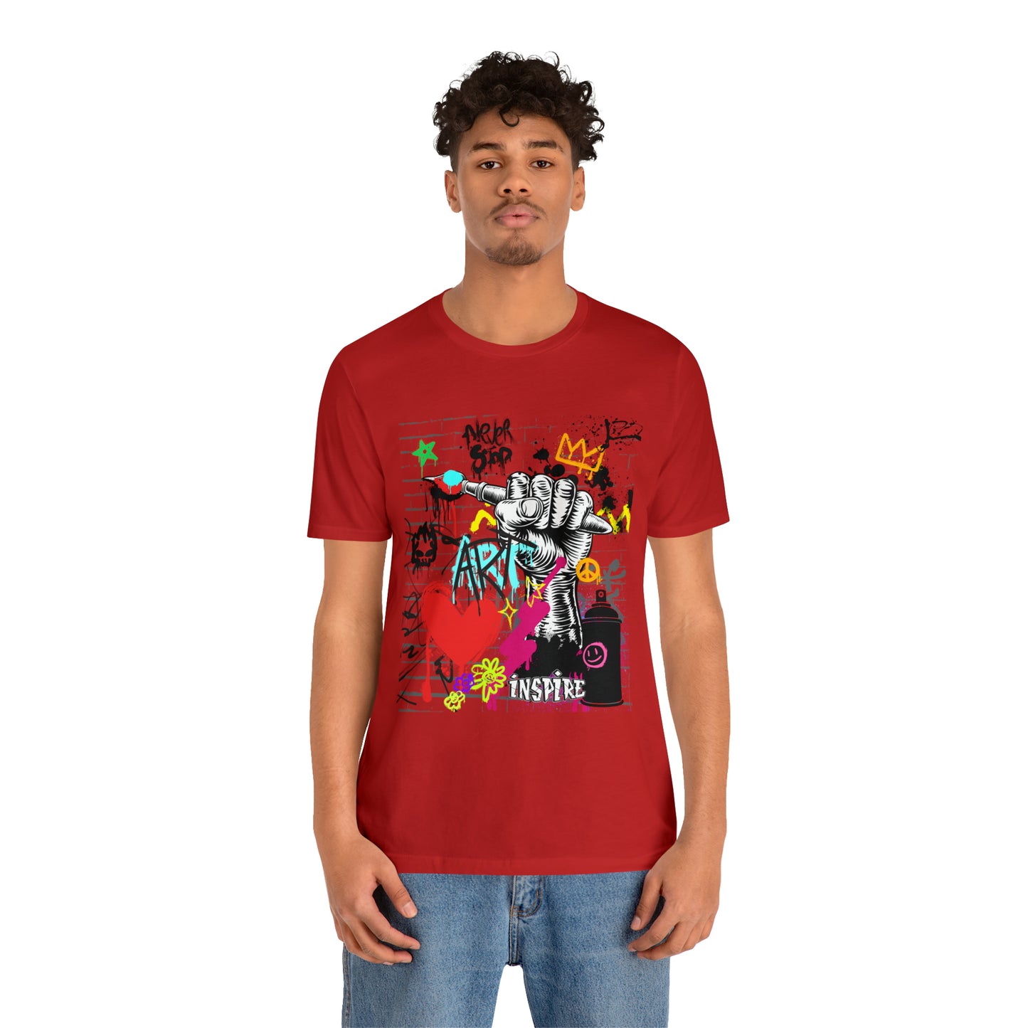 Artist graffiti urban Unisex Jersey Short Sleeve Tee