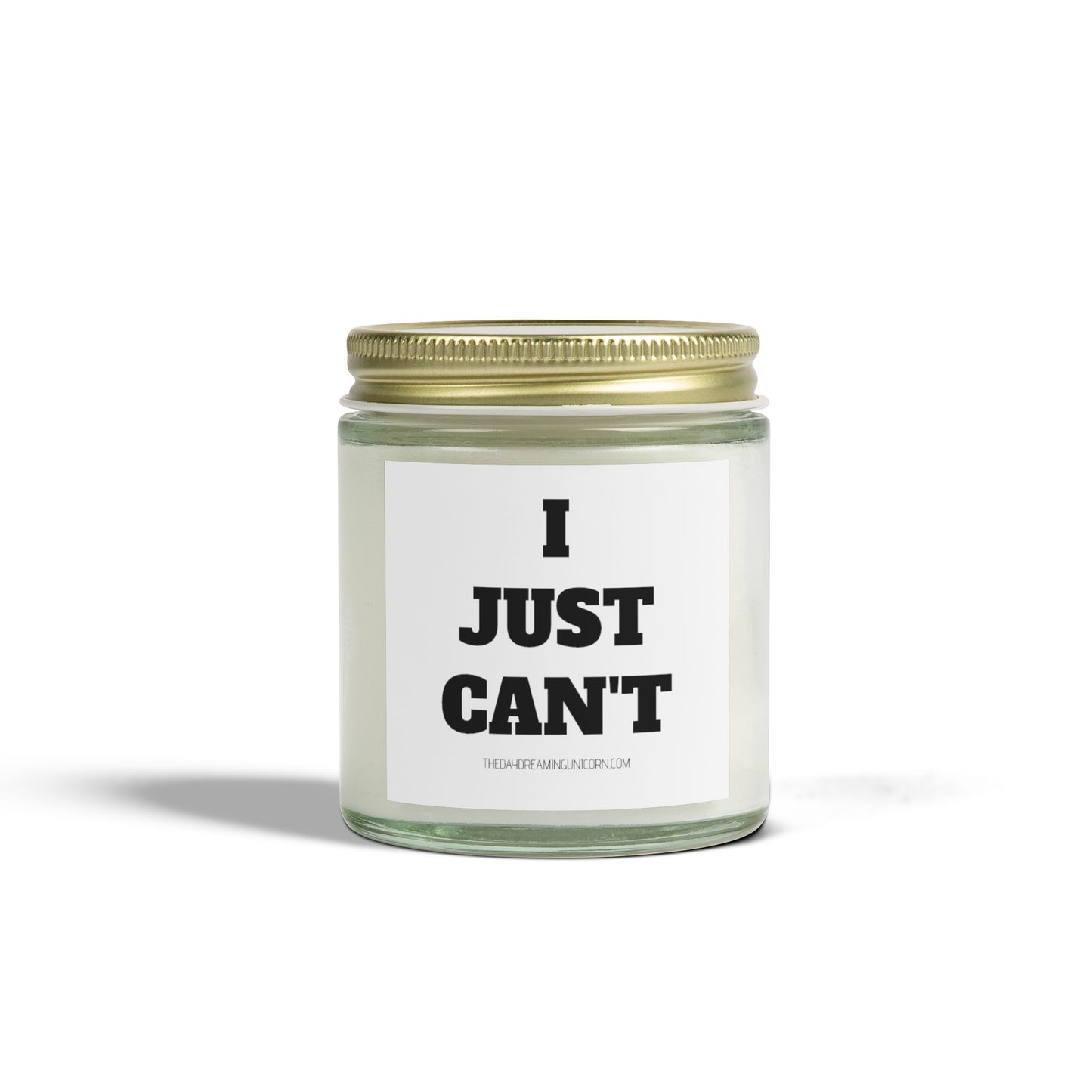 I just can't Scented Coconut Apricot Candles (4oz, 9oz)