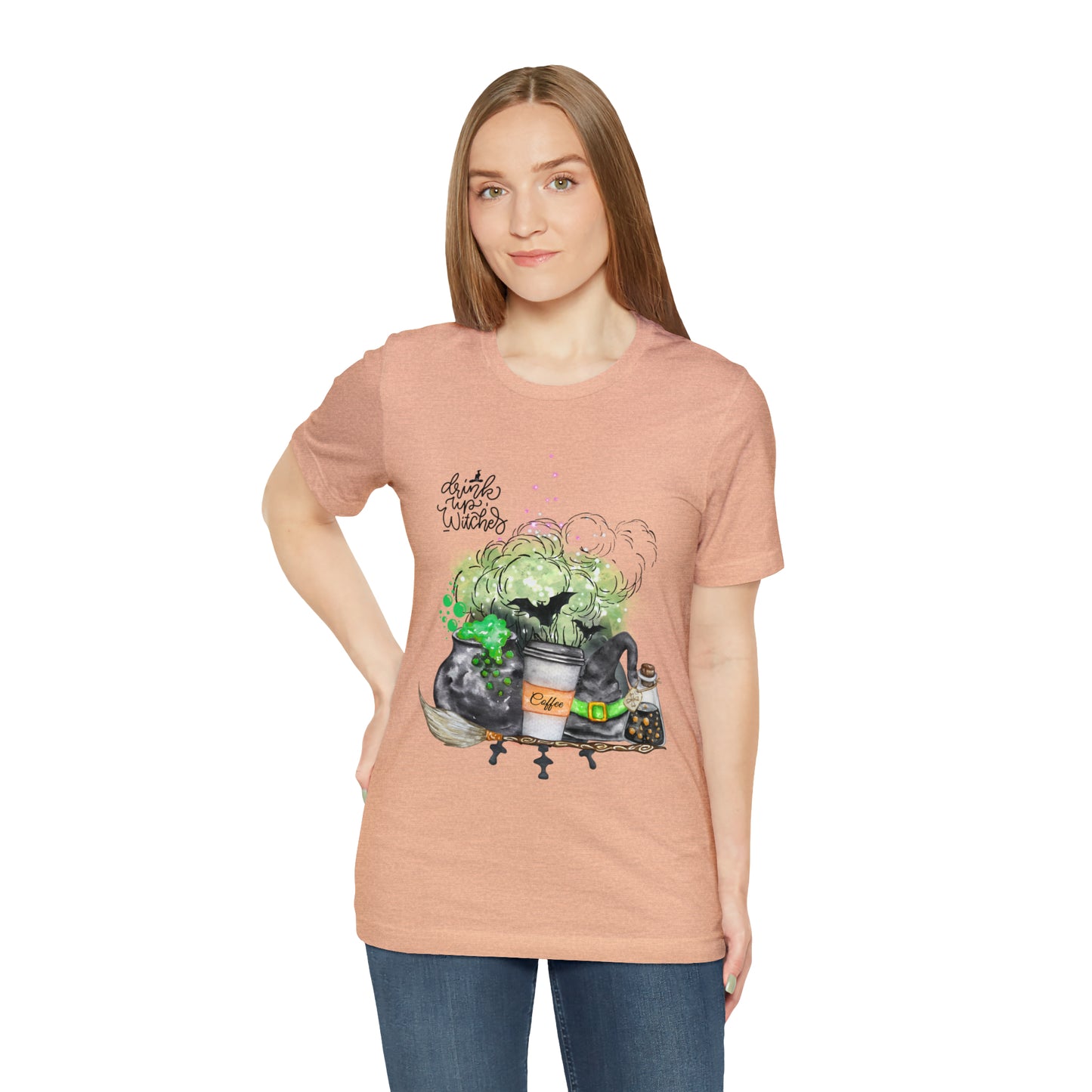 Halloween Witch Unisex Jersey Short Sleeve Tee