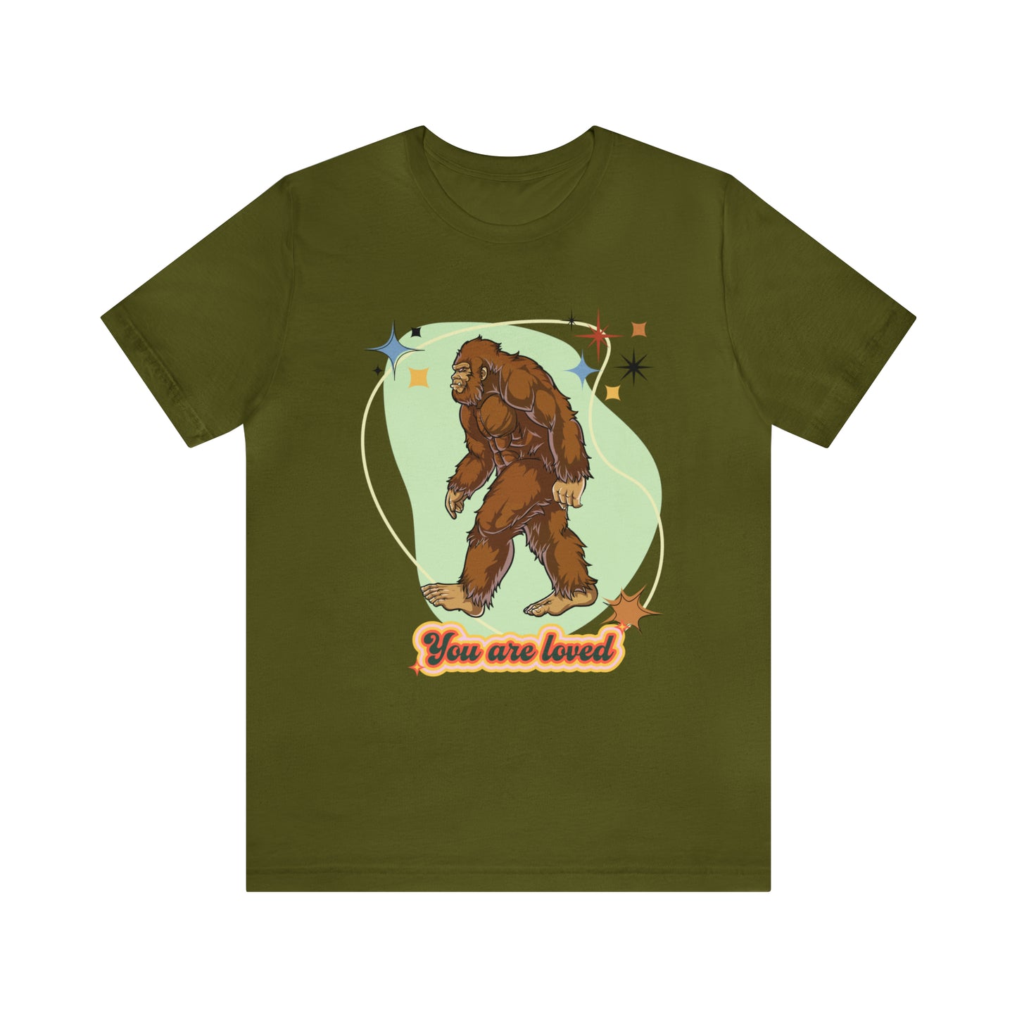 Bigfoot You are loved Unisex Jersey Short Sleeve Tee