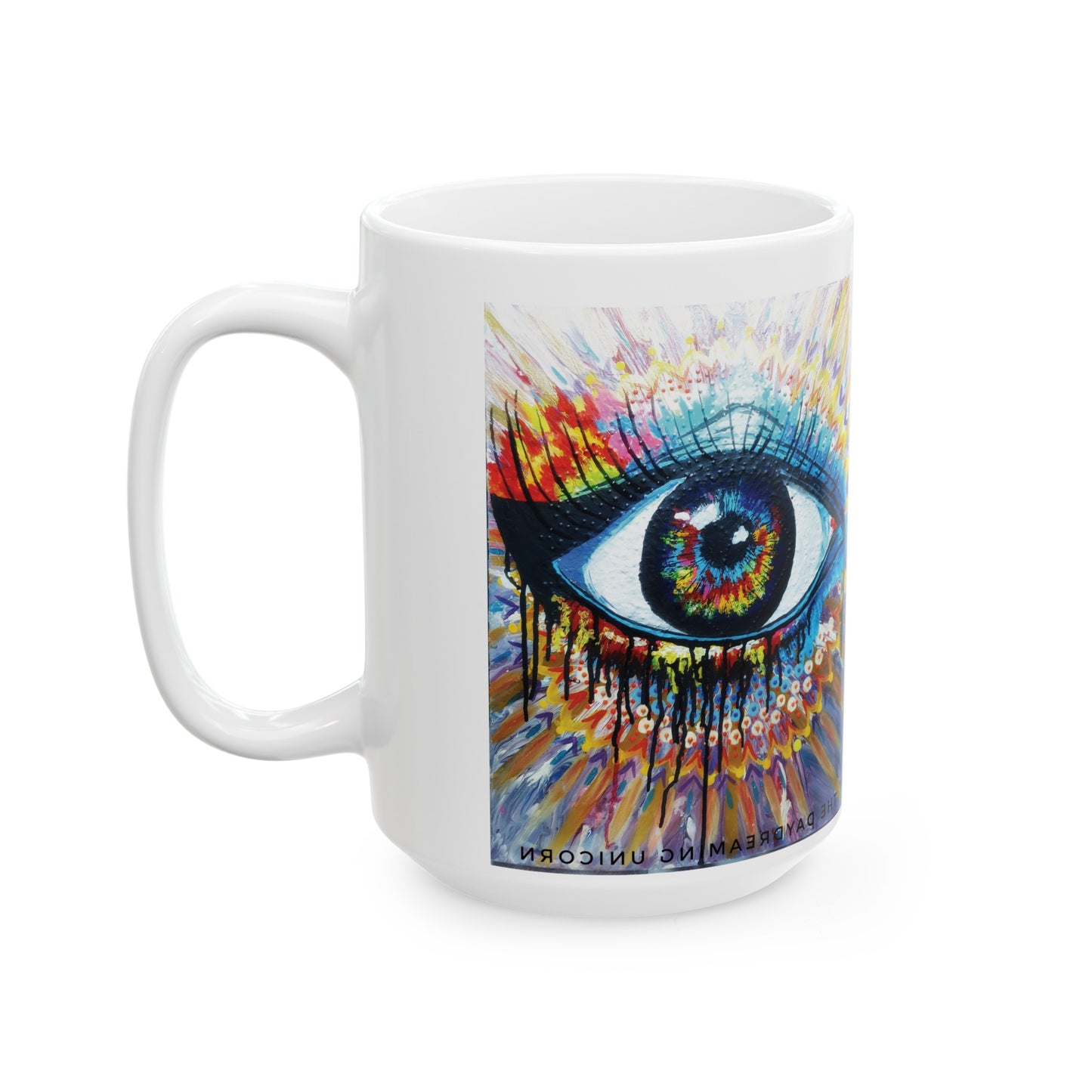 Ceramic Mug, (11oz, 15oz) Artwork Eye of the Soul