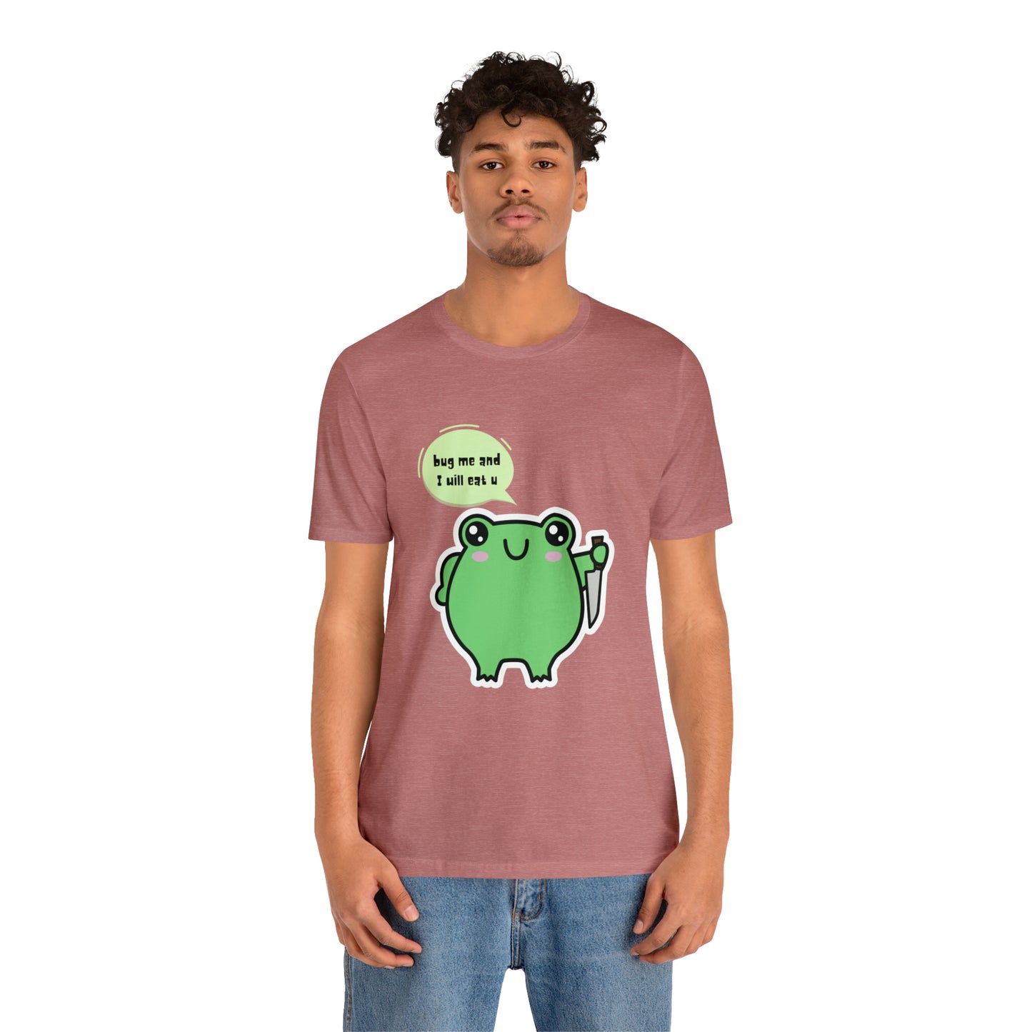 Frog kawaii cute Unisex Jersey Short Sleeve Tee