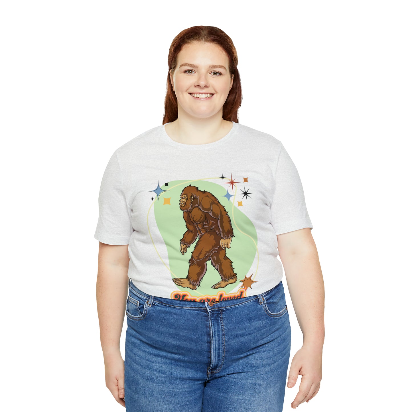 Bigfoot You are loved Unisex Jersey Short Sleeve Tee