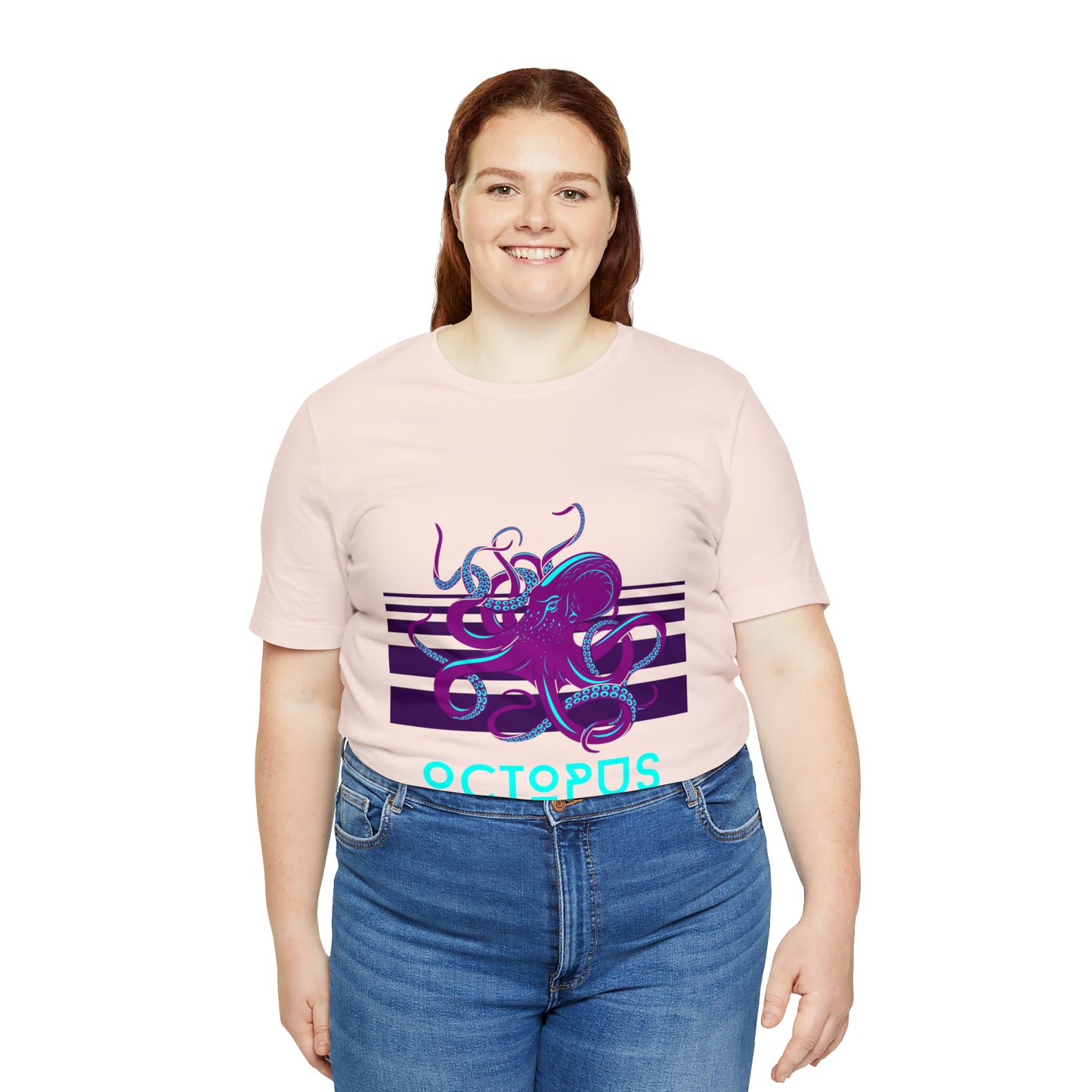 Octopus retro Unisex Jersey Short Sleeve Tee