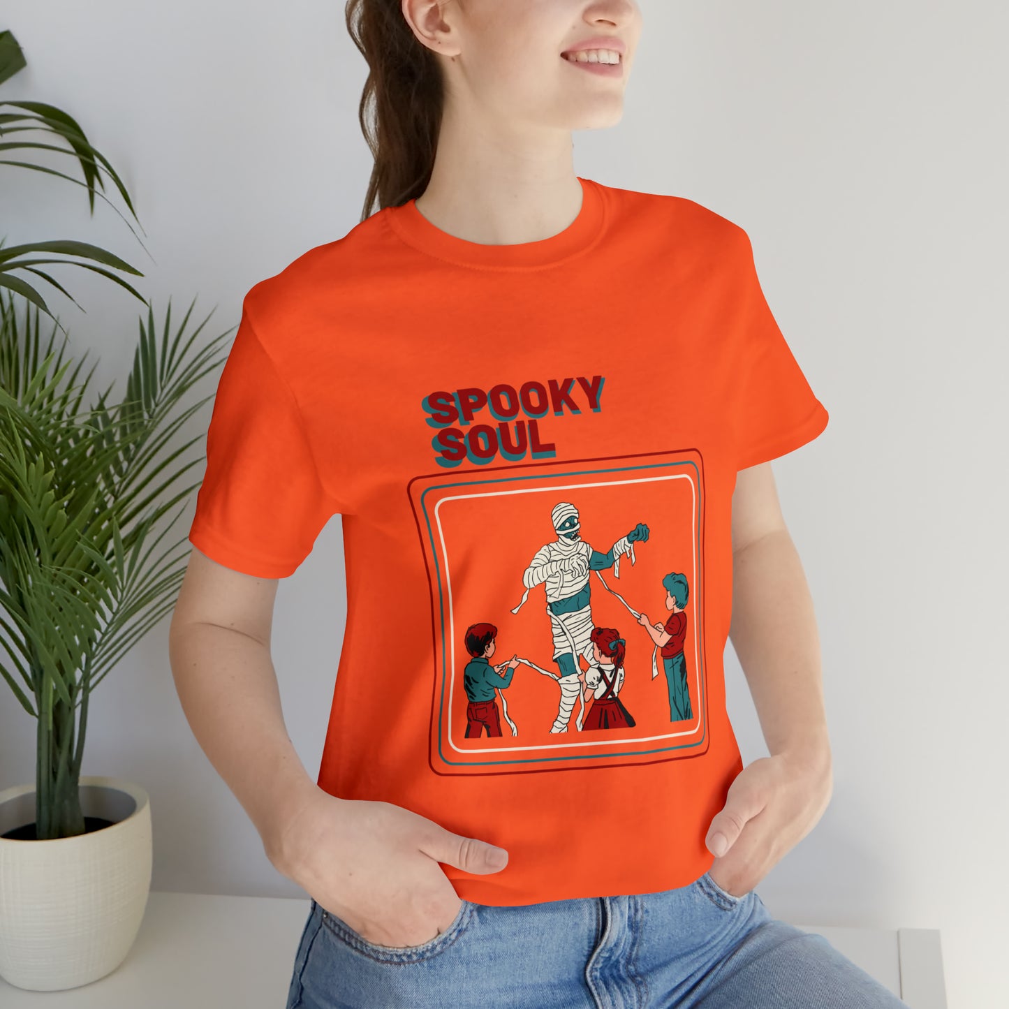 Halloween spooky soul Unisex Jersey Short Sleeve Tee