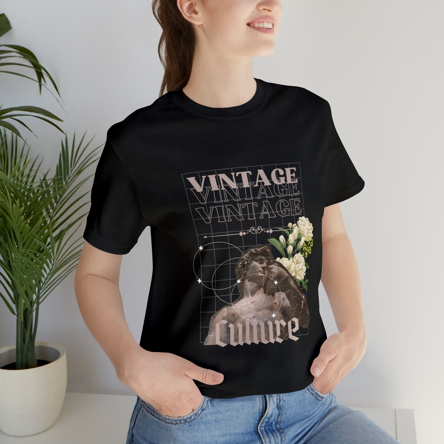 Vintage culture streetwear Unisex Jersey Short Sleeve Tee