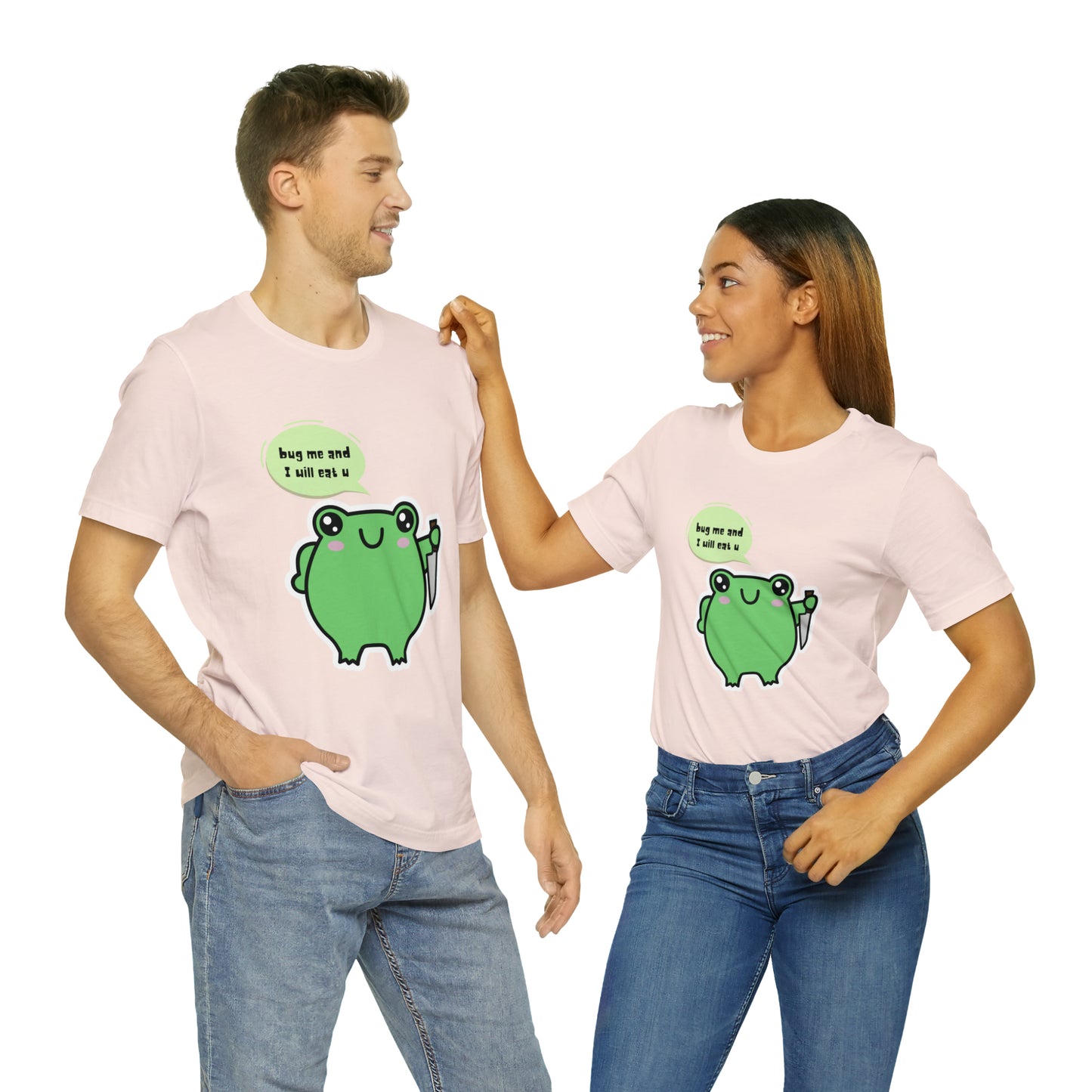 Frog kawaii cute Unisex Jersey Short Sleeve Tee