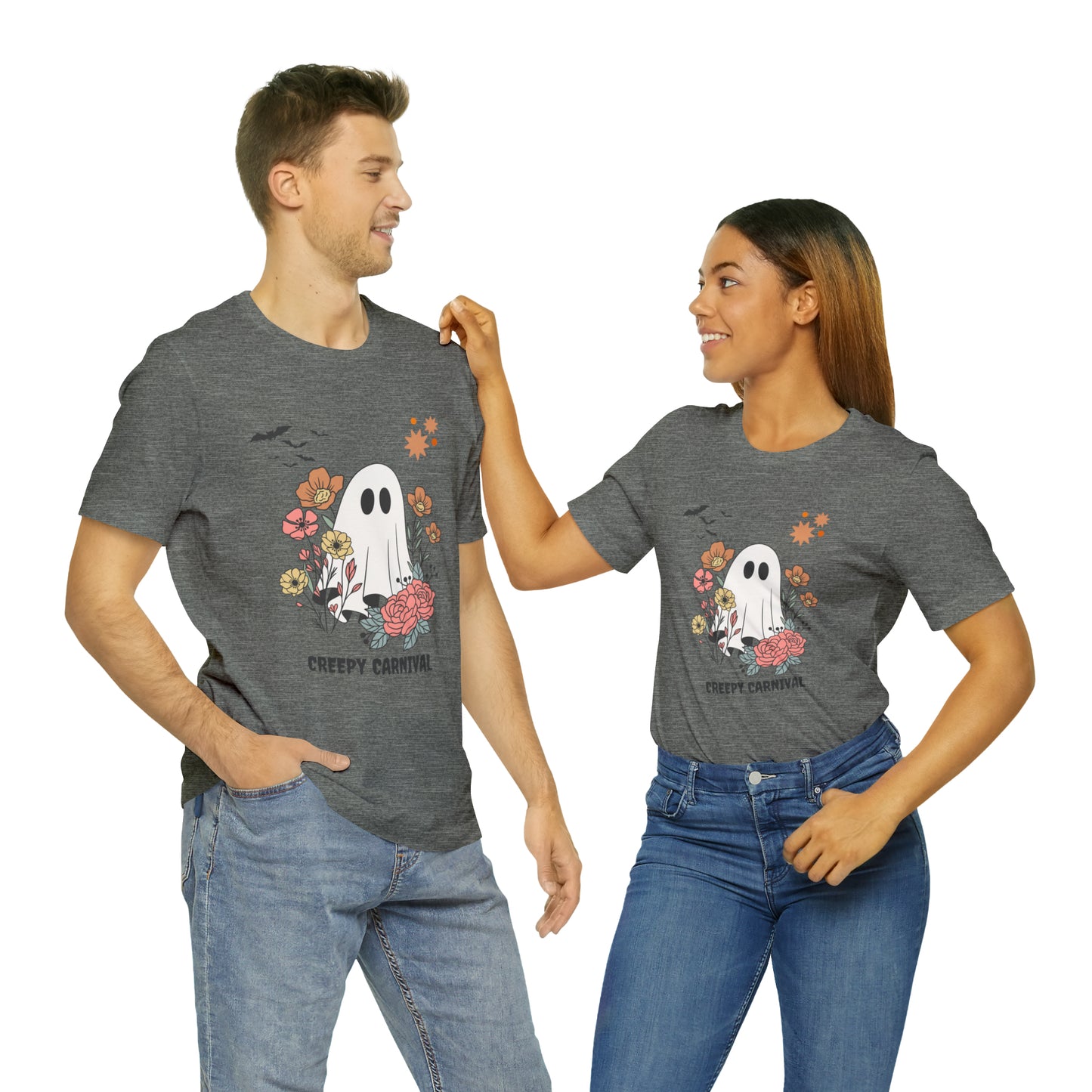 Halloween creepy carnival Unisex Jersey Short Sleeve Tee