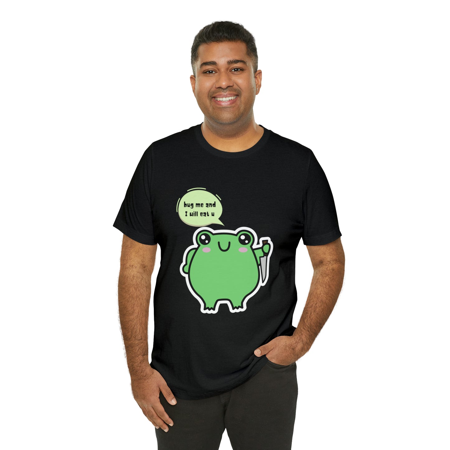 Frog kawaii cute Unisex Jersey Short Sleeve Tee