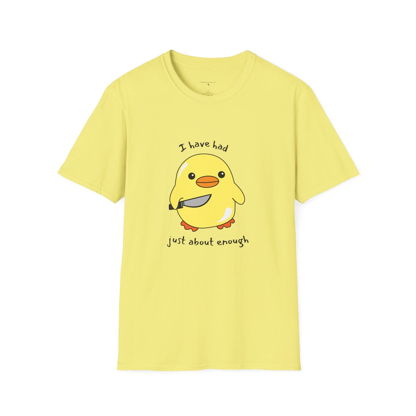 Cute Angry Chick Unisex Softstyle T-Shirt