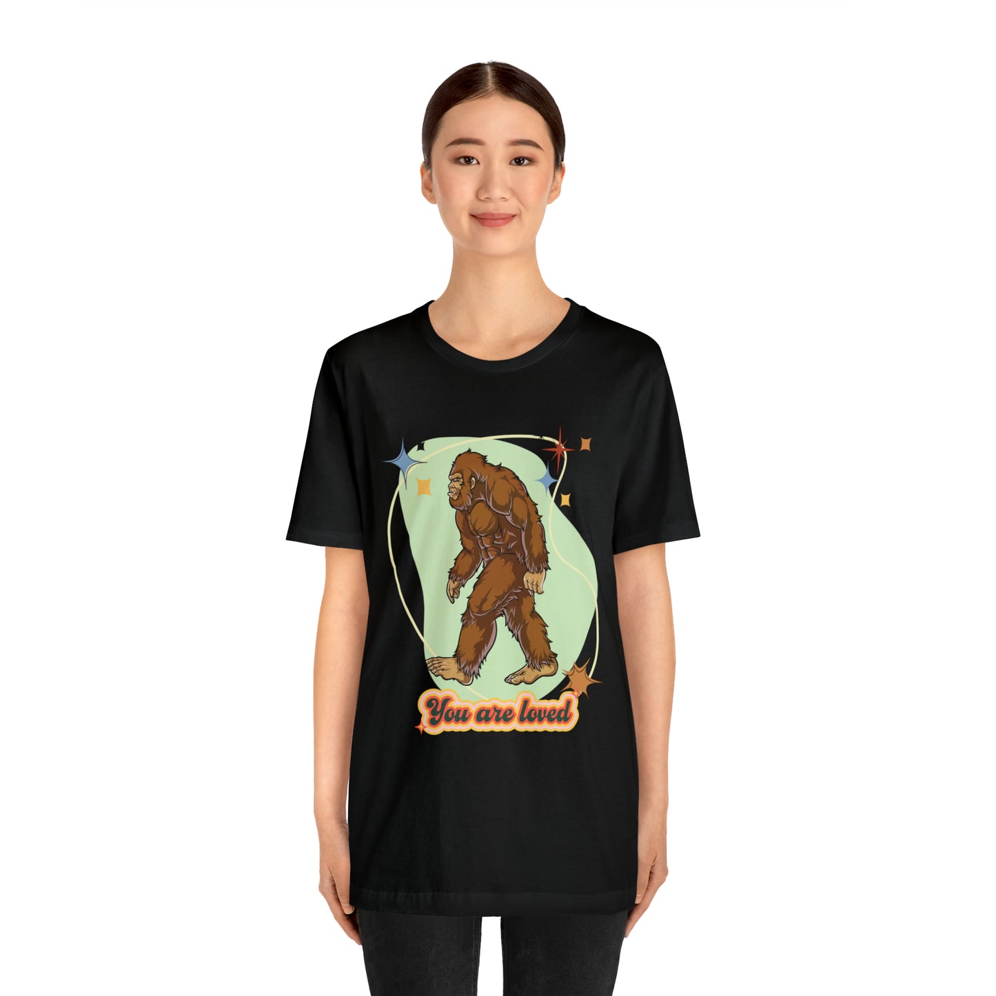 Bigfoot You are loved Unisex Jersey Short Sleeve Tee