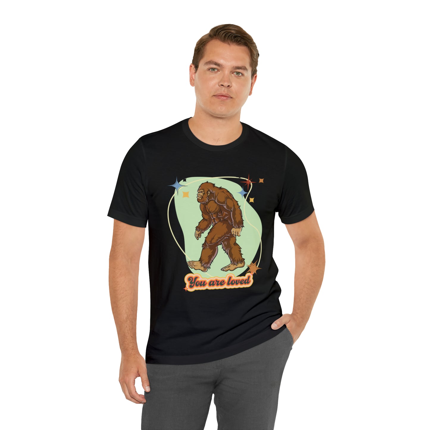 Bigfoot You are loved Unisex Jersey Short Sleeve Tee