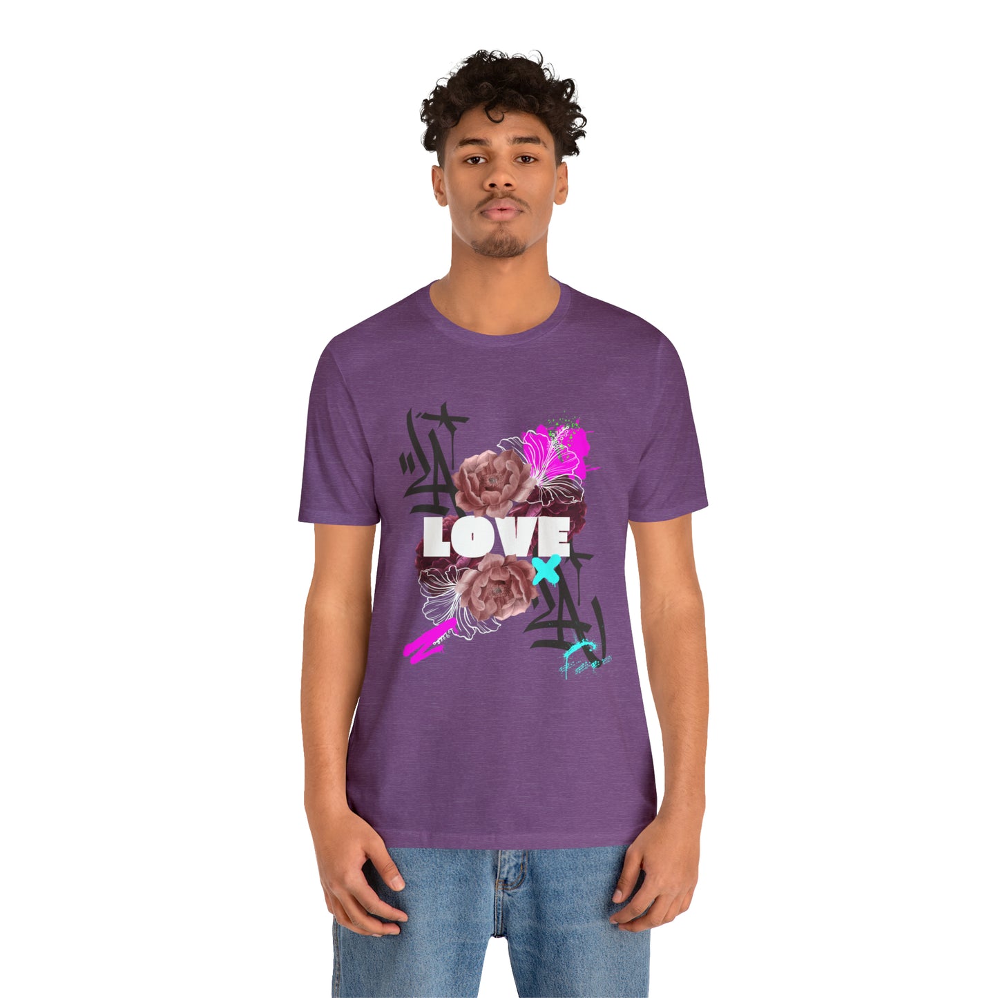 Love Urban streetwear Unisex Jersey Short Sleeve Tee