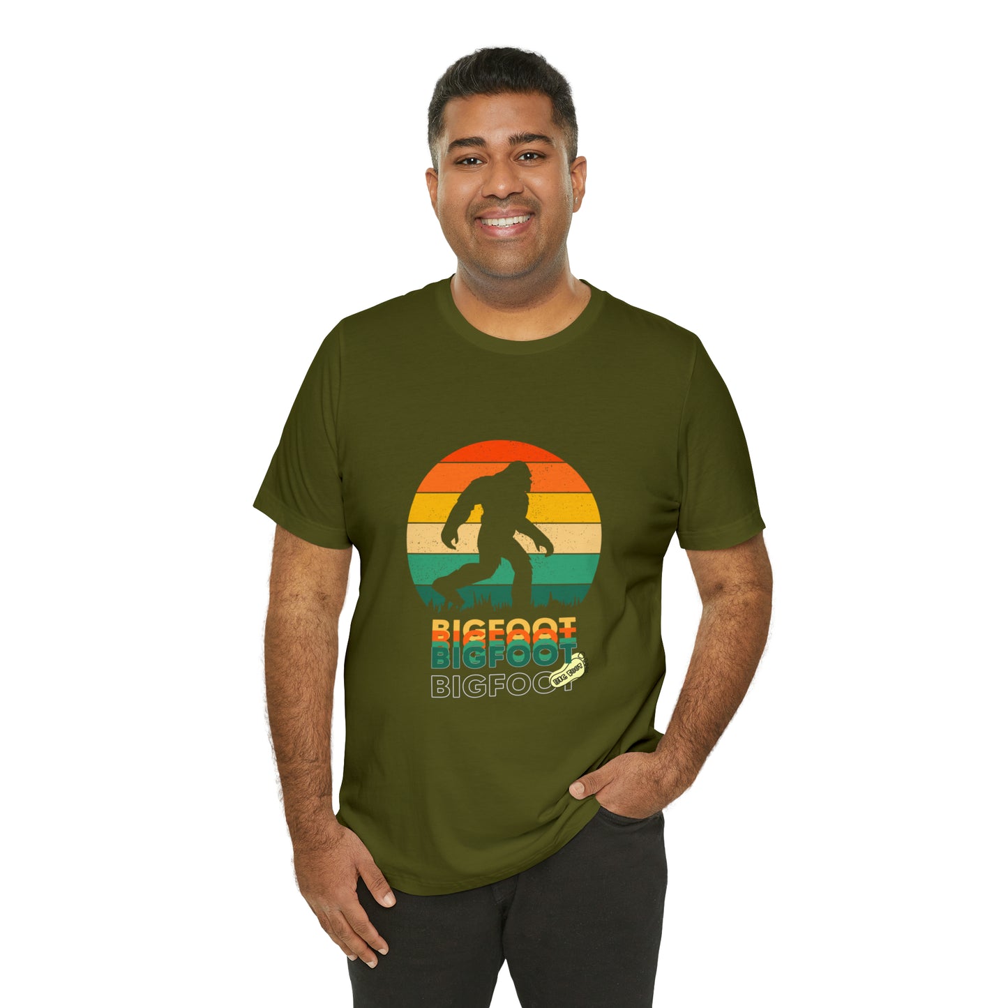 Bigfoot retro Unisex Jersey Short Sleeve Tee