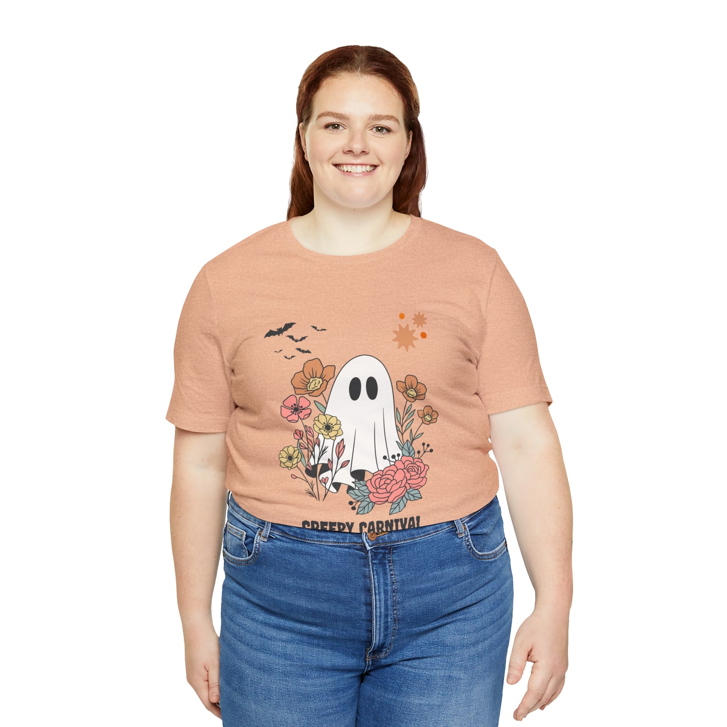 Halloween creepy carnival Unisex Jersey Short Sleeve Tee