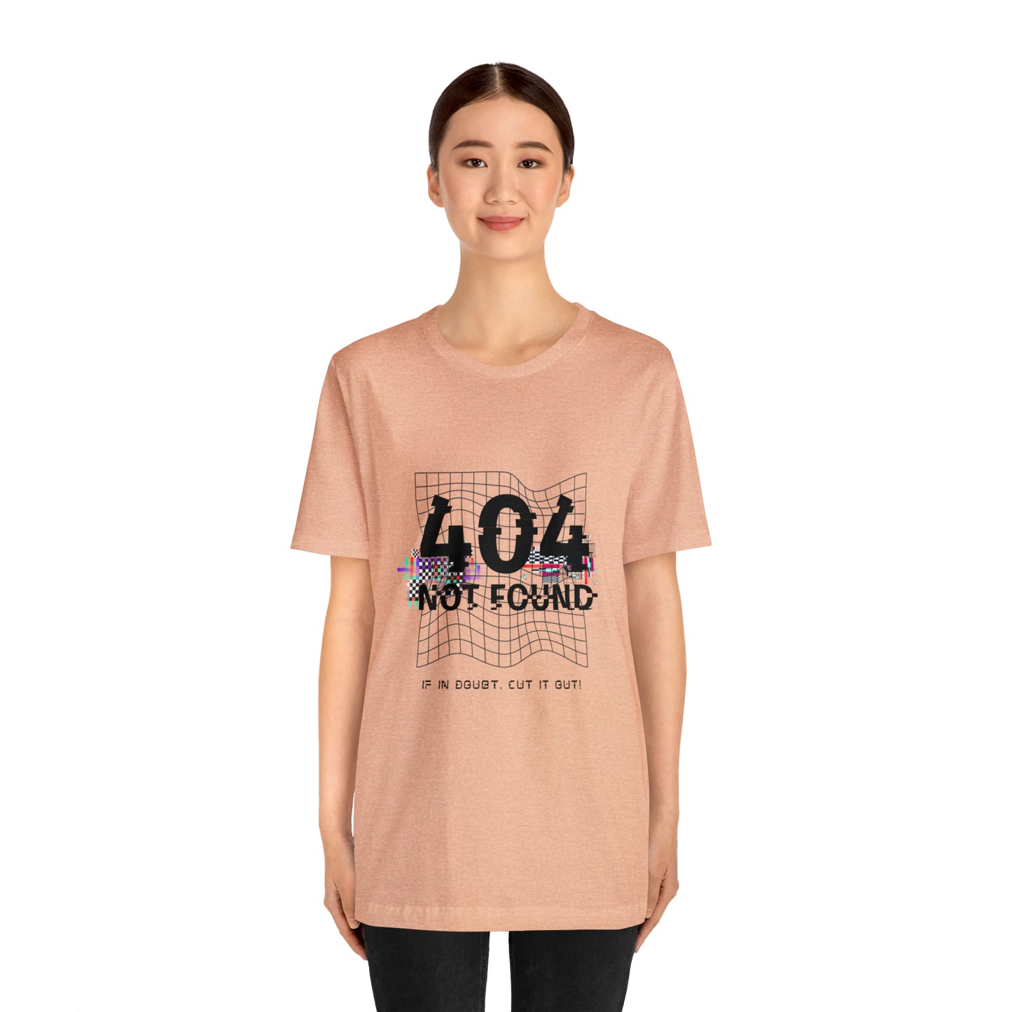 404 Not found Unisex Jersey Short Sleeve Tee