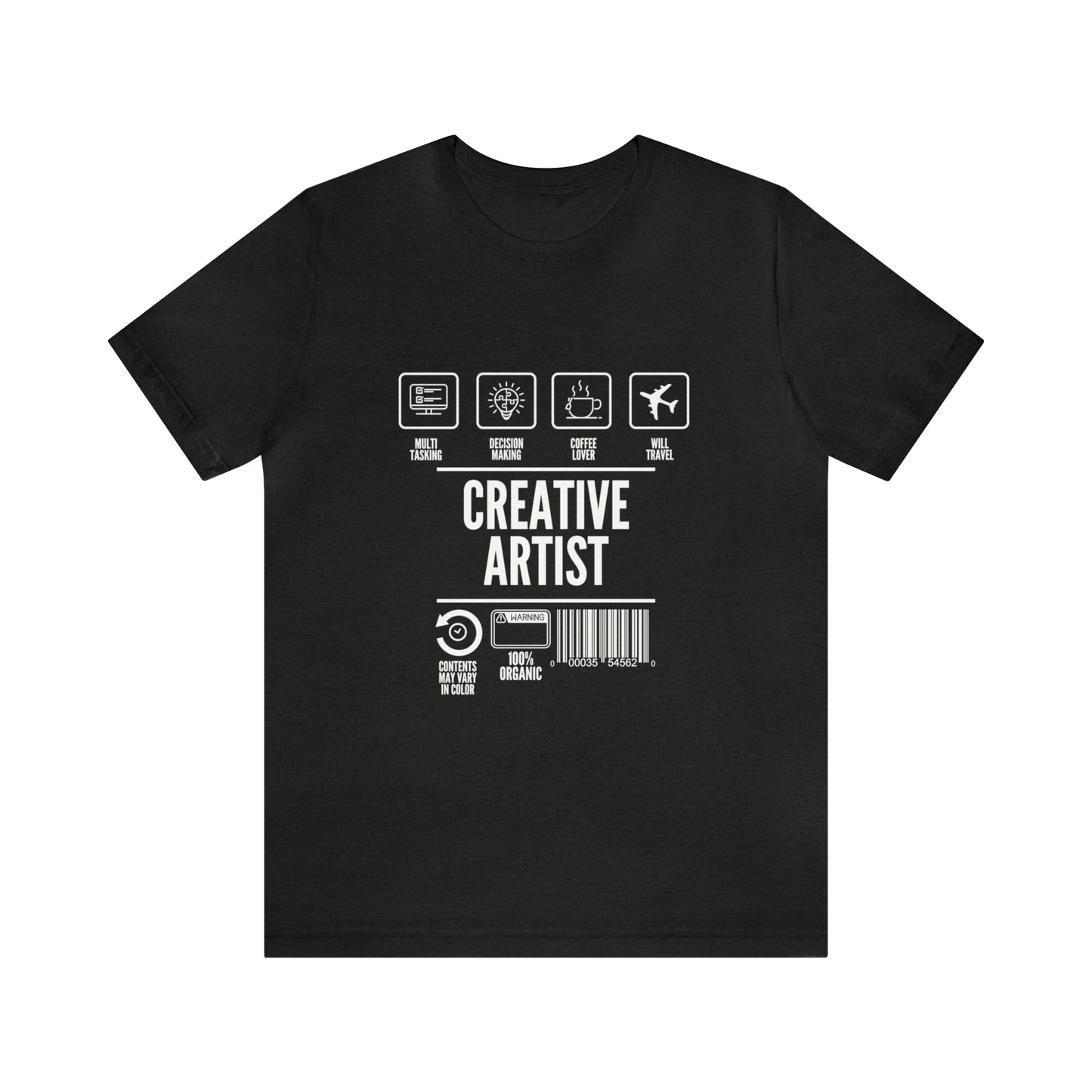 Creative Artist urban streetwear Unisex Jersey Short Sleeve Tee