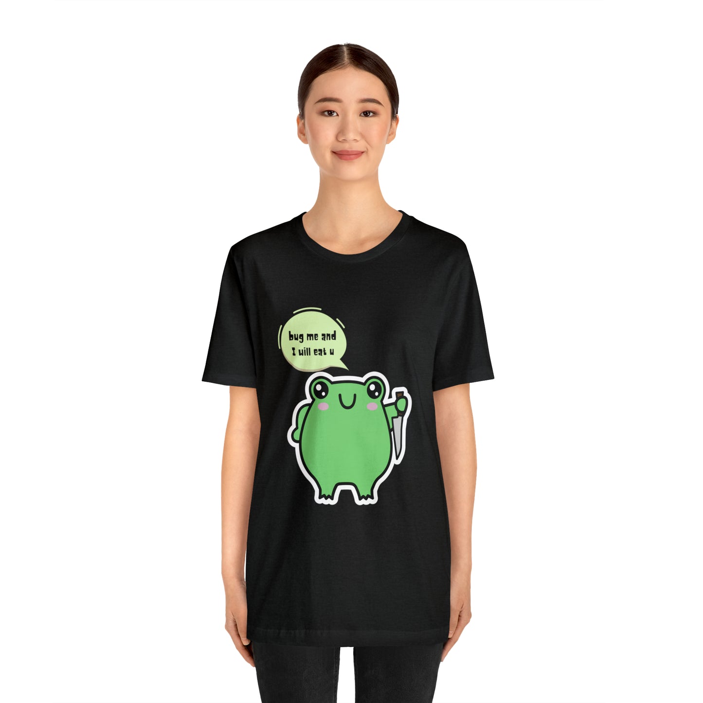 Frog kawaii cute Unisex Jersey Short Sleeve Tee