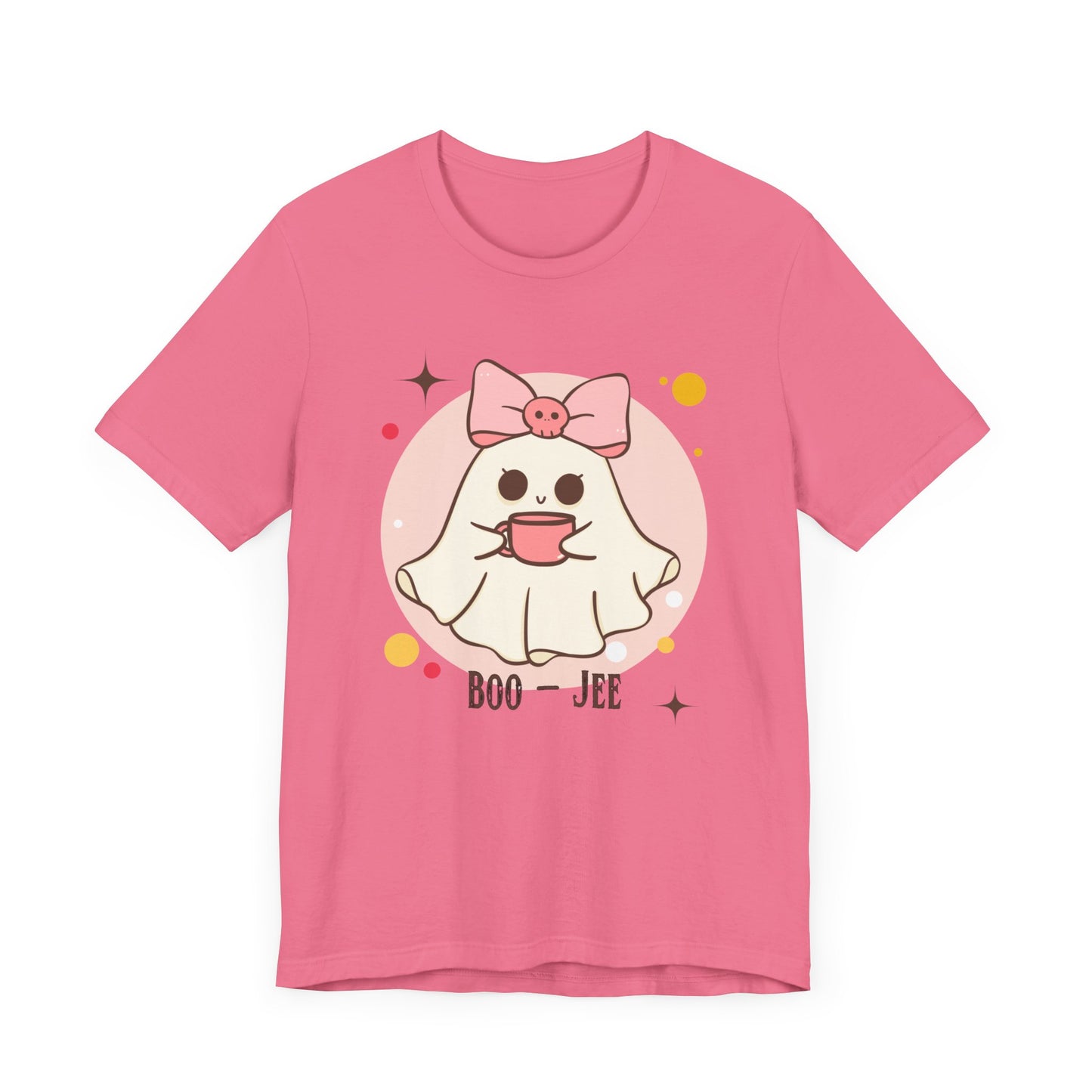 Kawaii coffee ghost Unisex Jersey Short Sleeve Tee