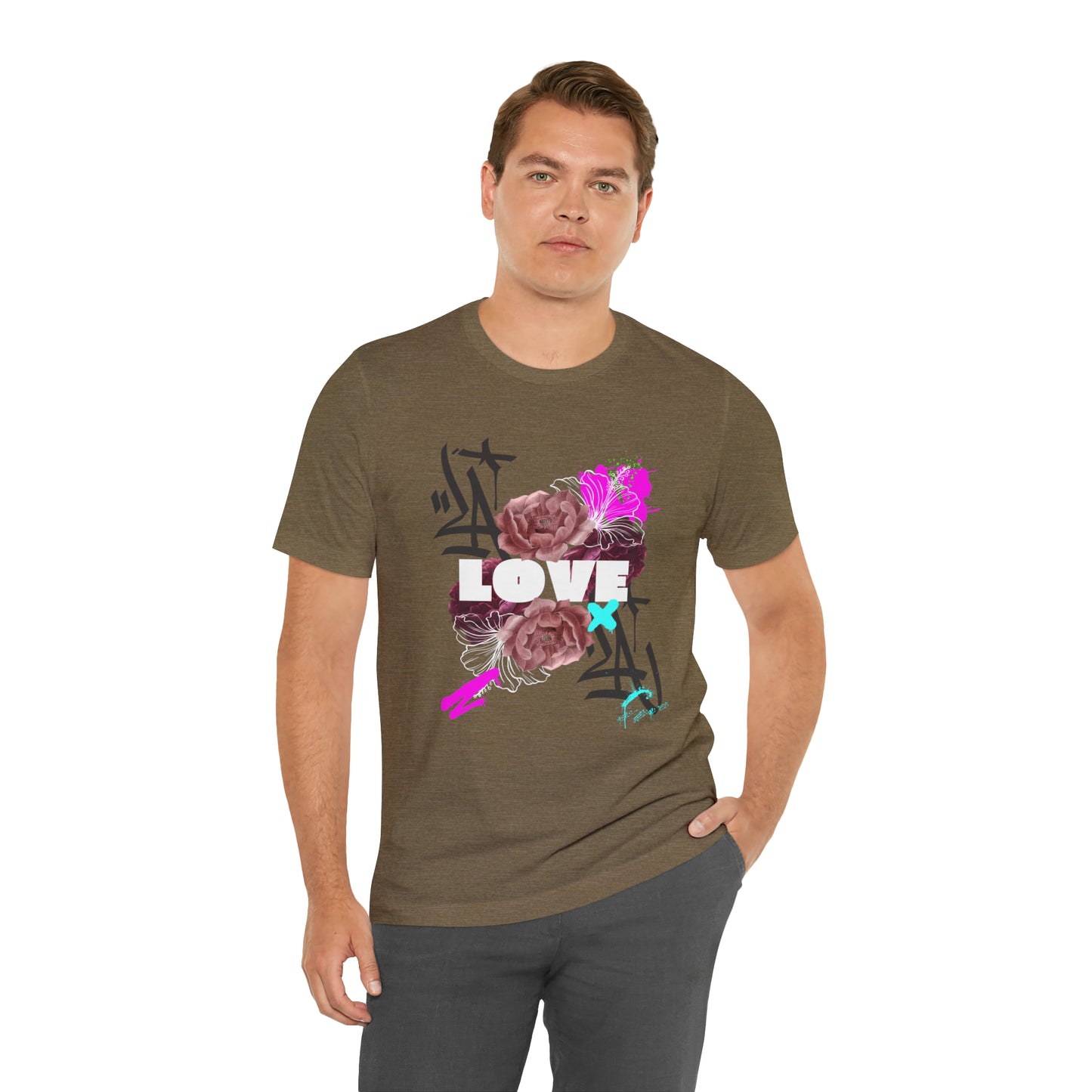 Love Urban streetwear Unisex Jersey Short Sleeve Tee