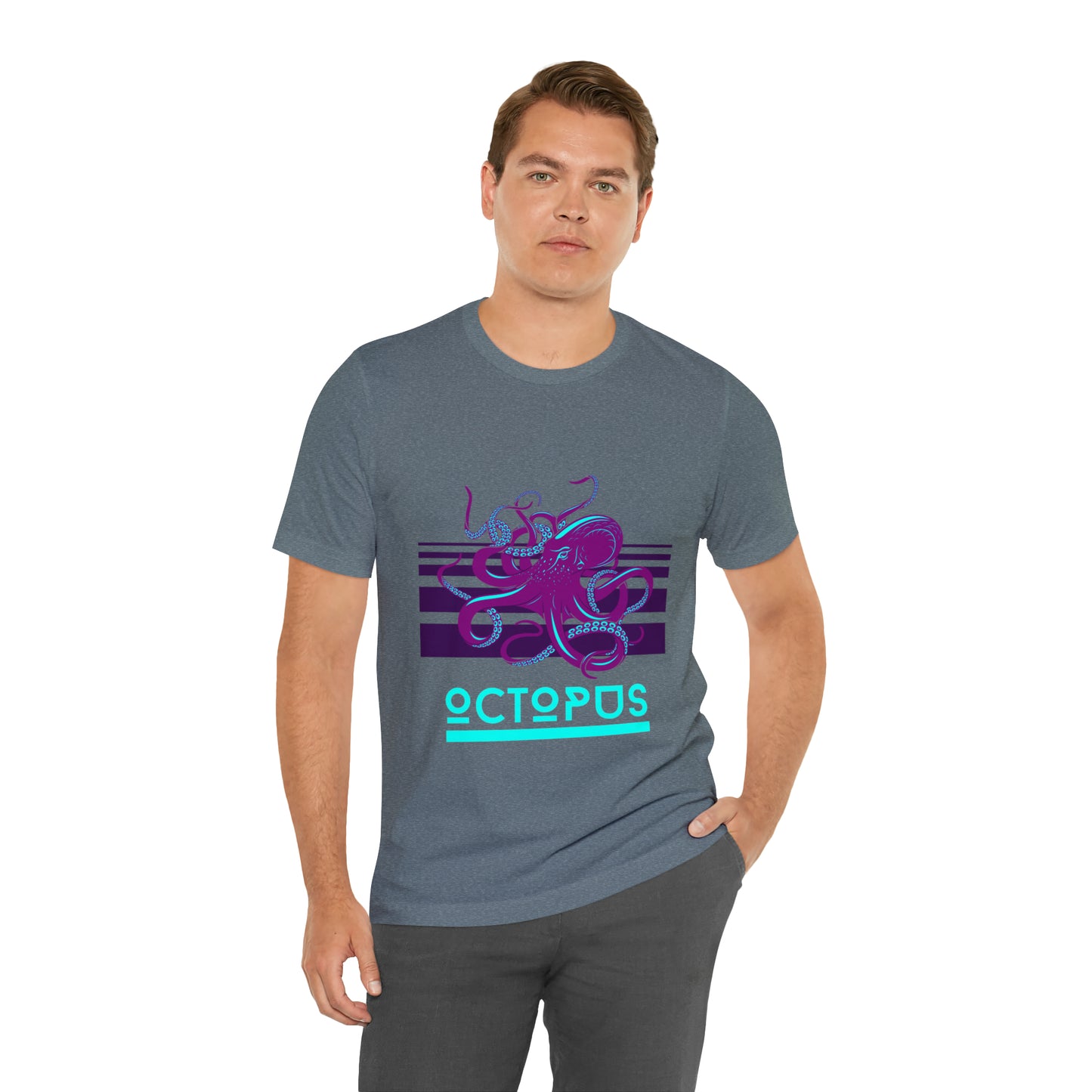 Octopus retro Unisex Jersey Short Sleeve Tee