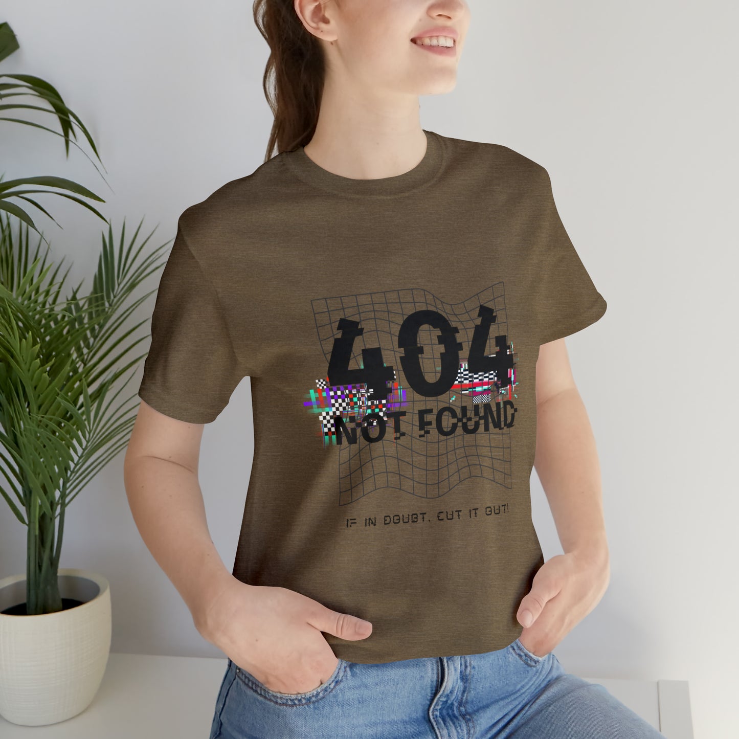 404 Not found Unisex Jersey Short Sleeve Tee