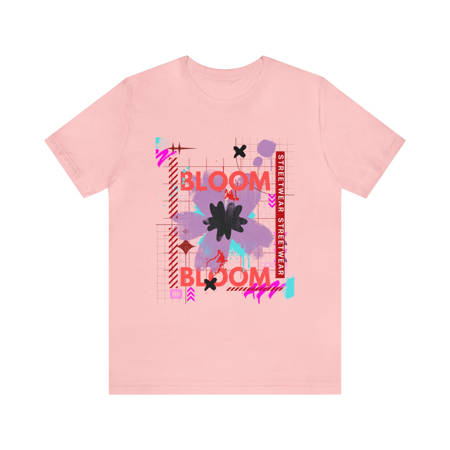 Bloom flower streetwear urban Unisex Jersey Short Sleeve Tee