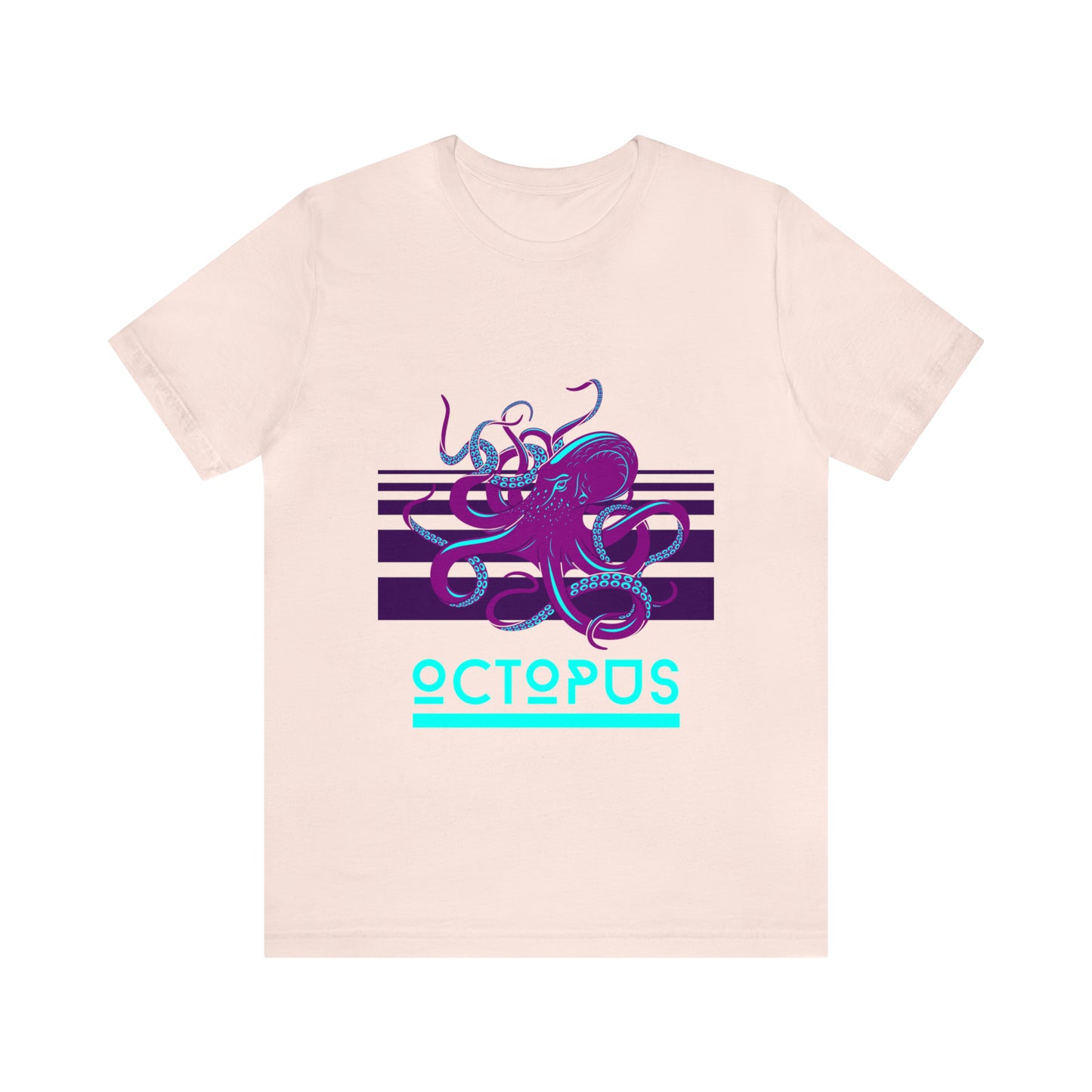 Octopus retro Unisex Jersey Short Sleeve Tee