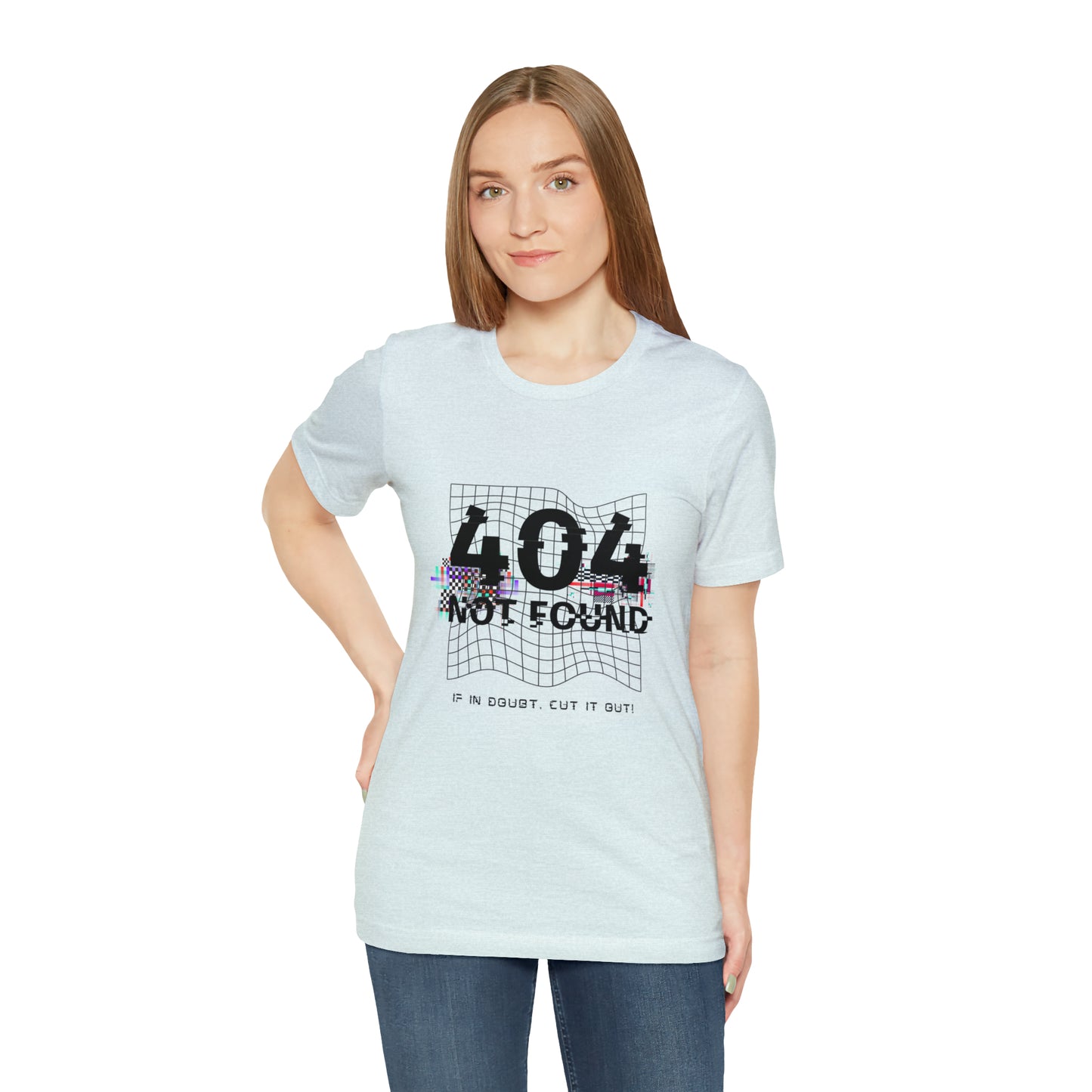 404 Not found Unisex Jersey Short Sleeve Tee