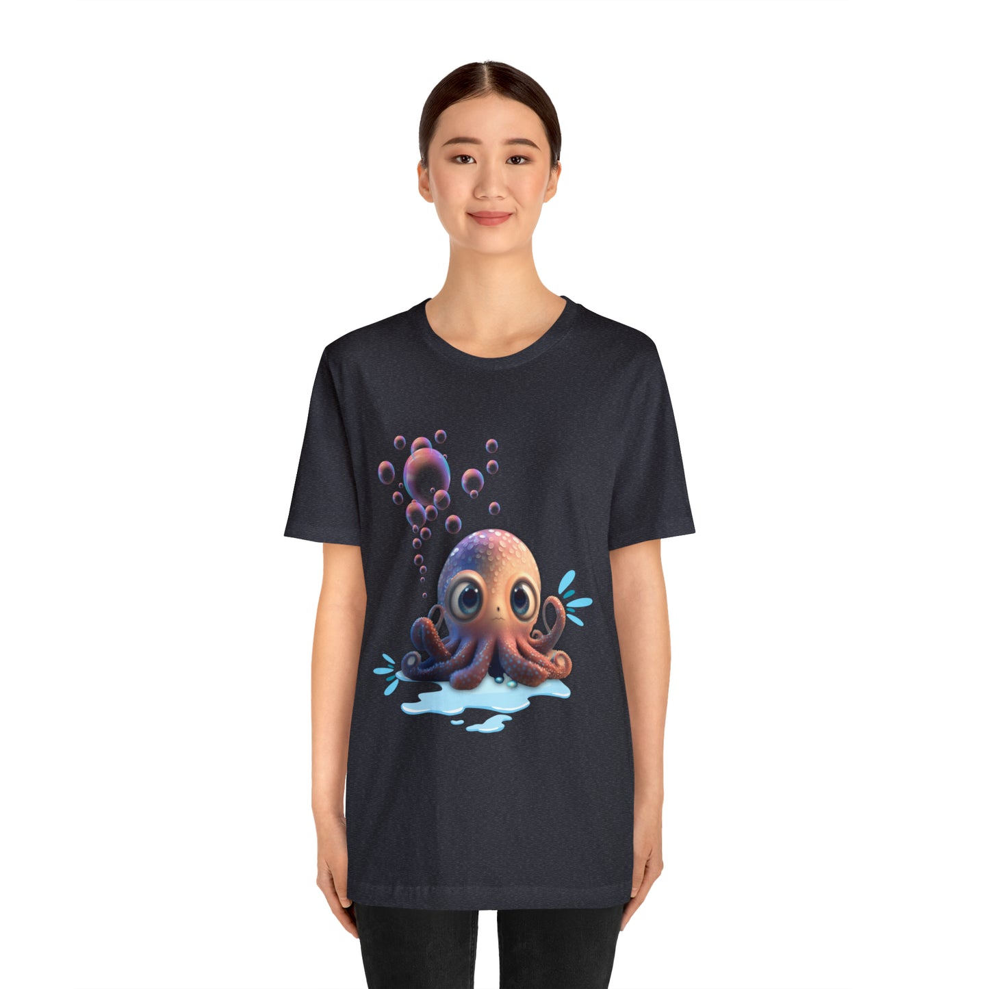 Kawaii Octopus Unisex Jersey Short Sleeve Tee