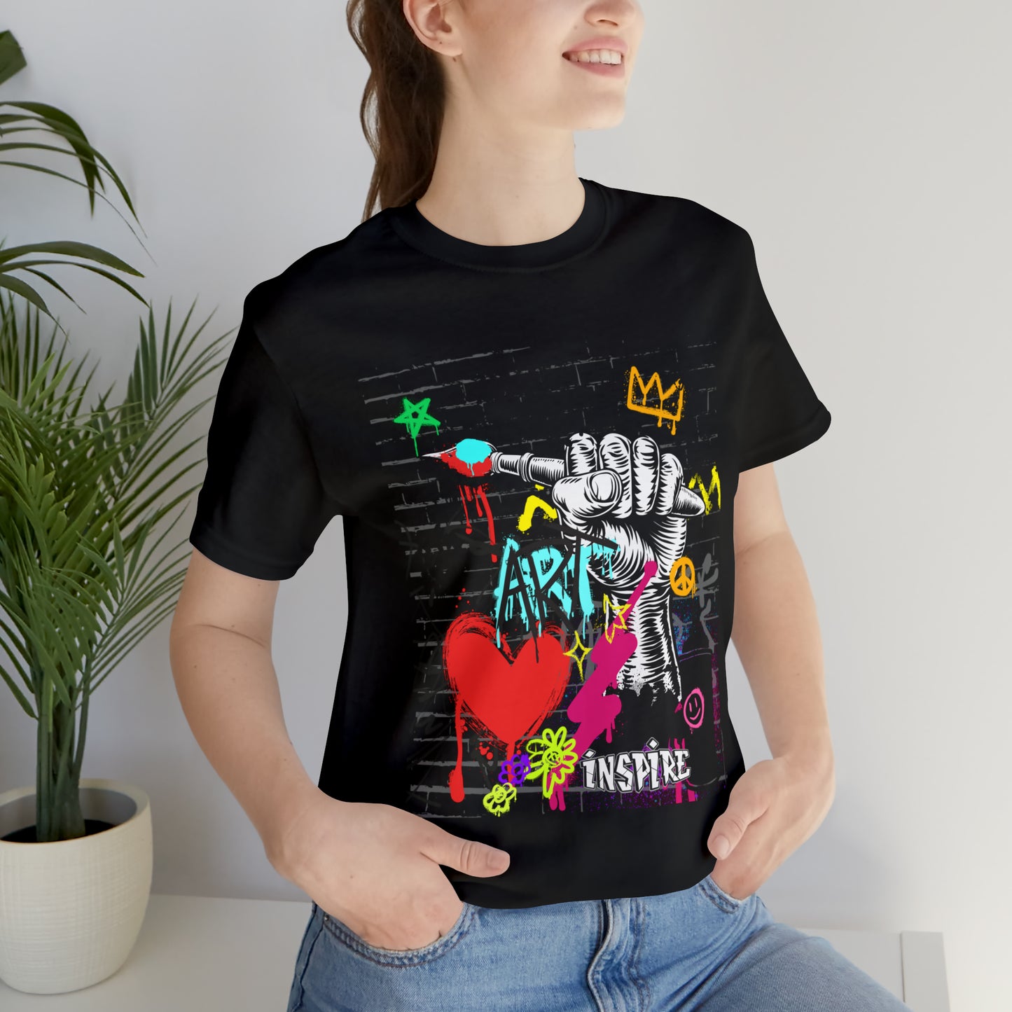 Artist graffiti urban Unisex Jersey Short Sleeve Tee