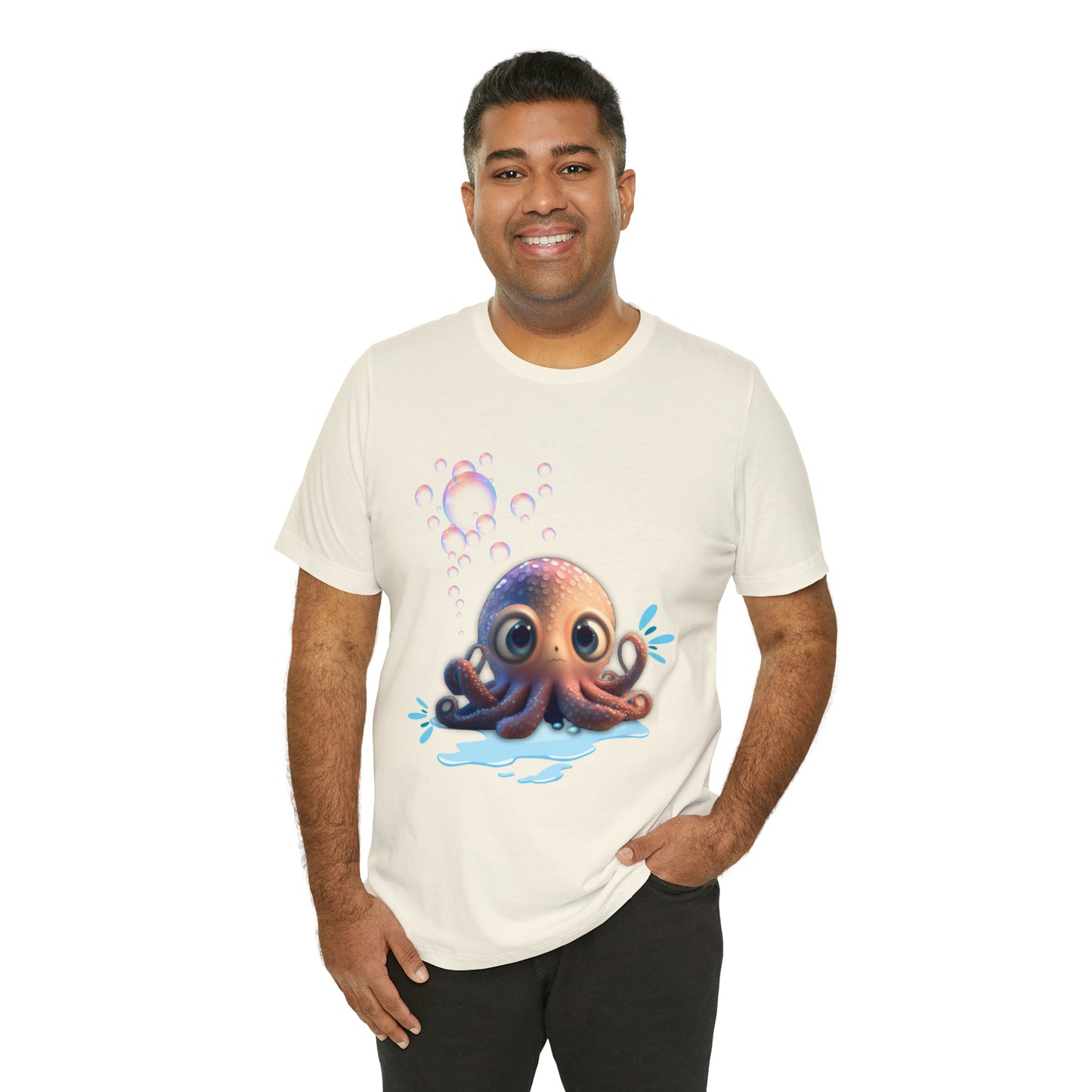 Kawaii Octopus Unisex Jersey Short Sleeve Tee