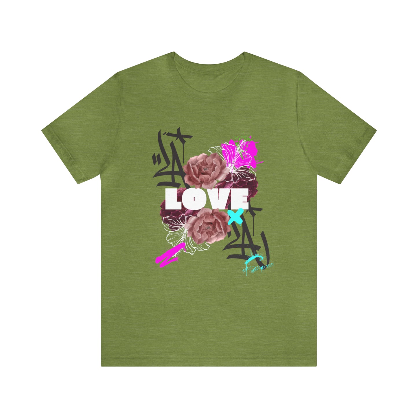 Love Urban streetwear Unisex Jersey Short Sleeve Tee