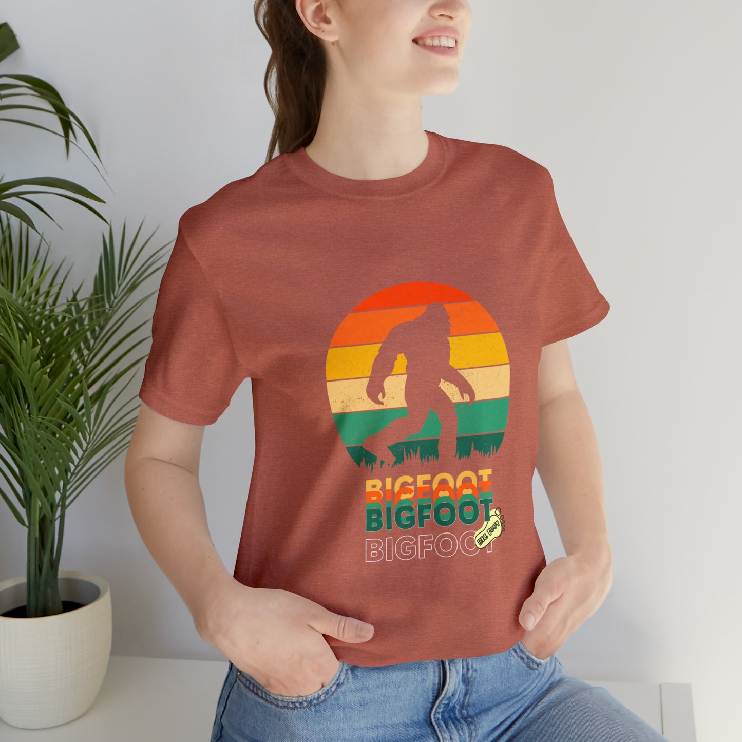 Bigfoot retro Unisex Jersey Short Sleeve Tee