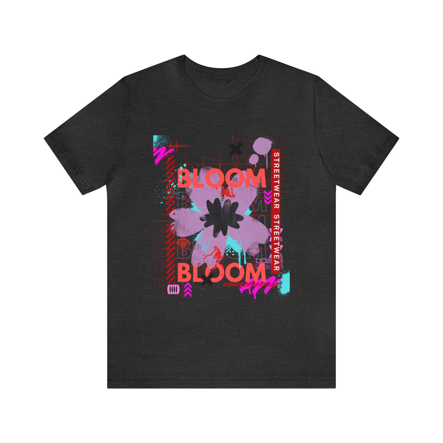 Bloom flower streetwear urban Unisex Jersey Short Sleeve Tee