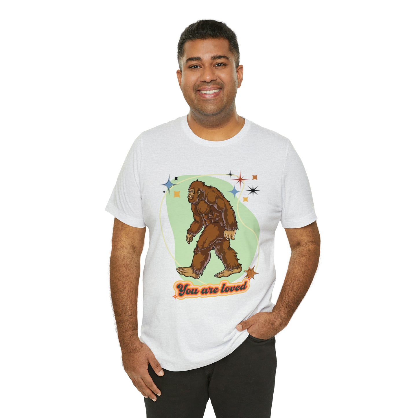 Bigfoot You are loved Unisex Jersey Short Sleeve Tee