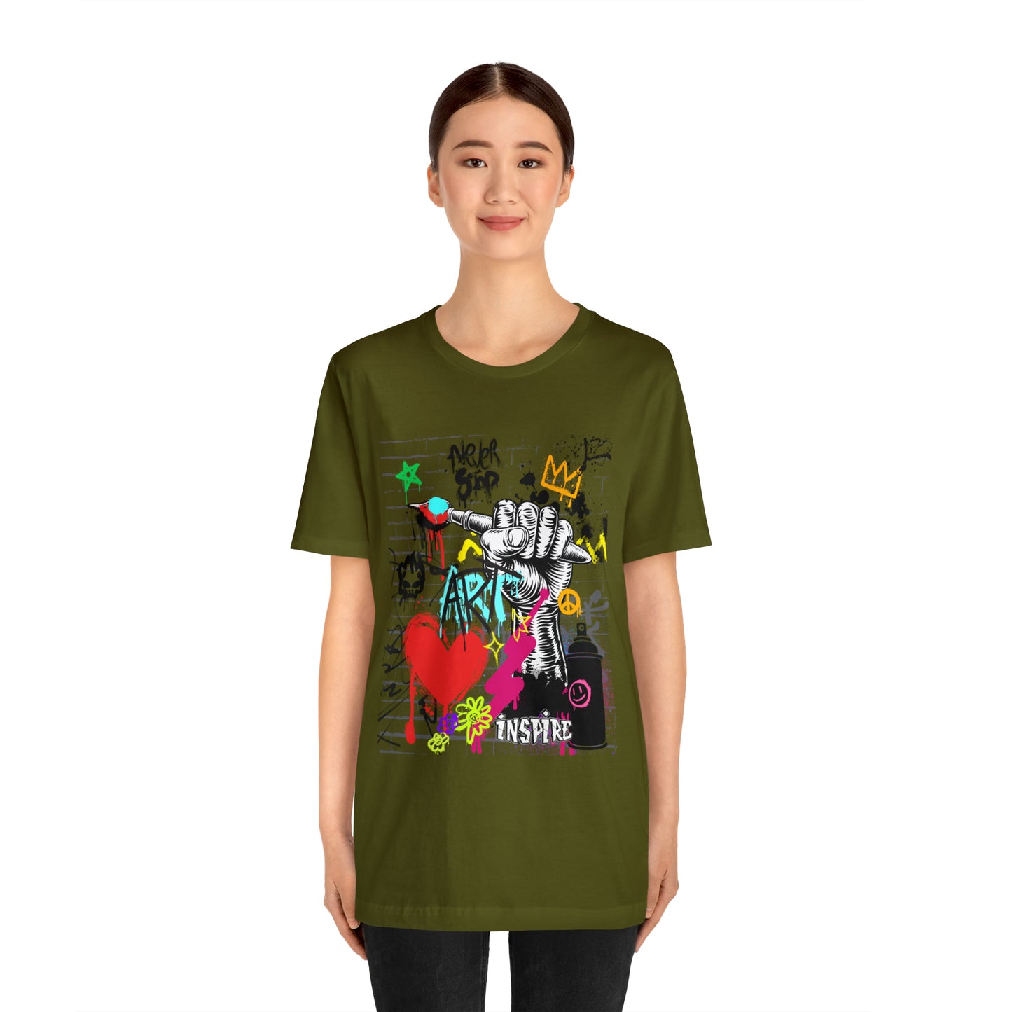 Artist graffiti urban Unisex Jersey Short Sleeve Tee