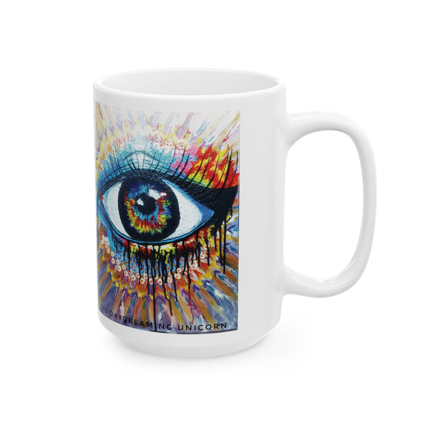 Ceramic Mug, (11oz, 15oz) Artwork Eye of the Soul