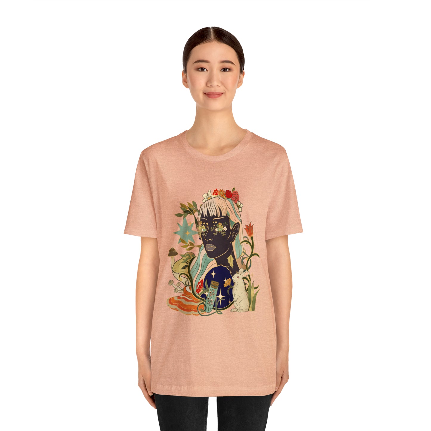 Fairy Vintage cottage Unisex Jersey Short Sleeve Tee