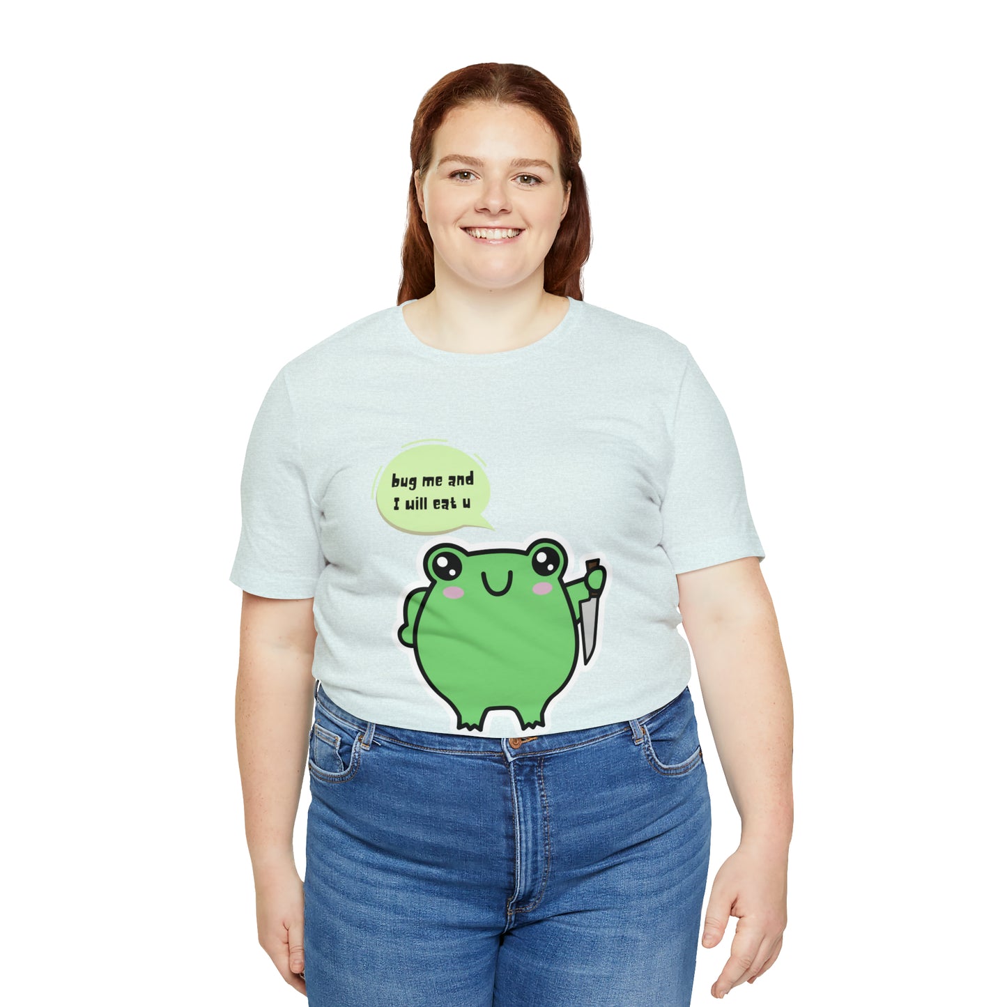 Frog kawaii cute Unisex Jersey Short Sleeve Tee