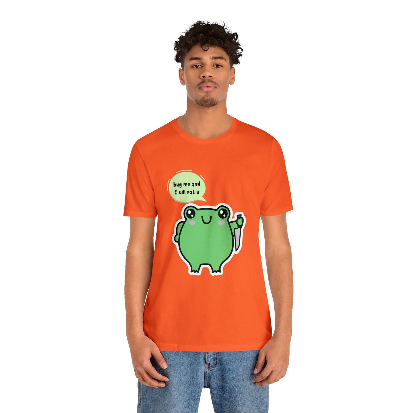 Frog kawaii cute Unisex Jersey Short Sleeve Tee