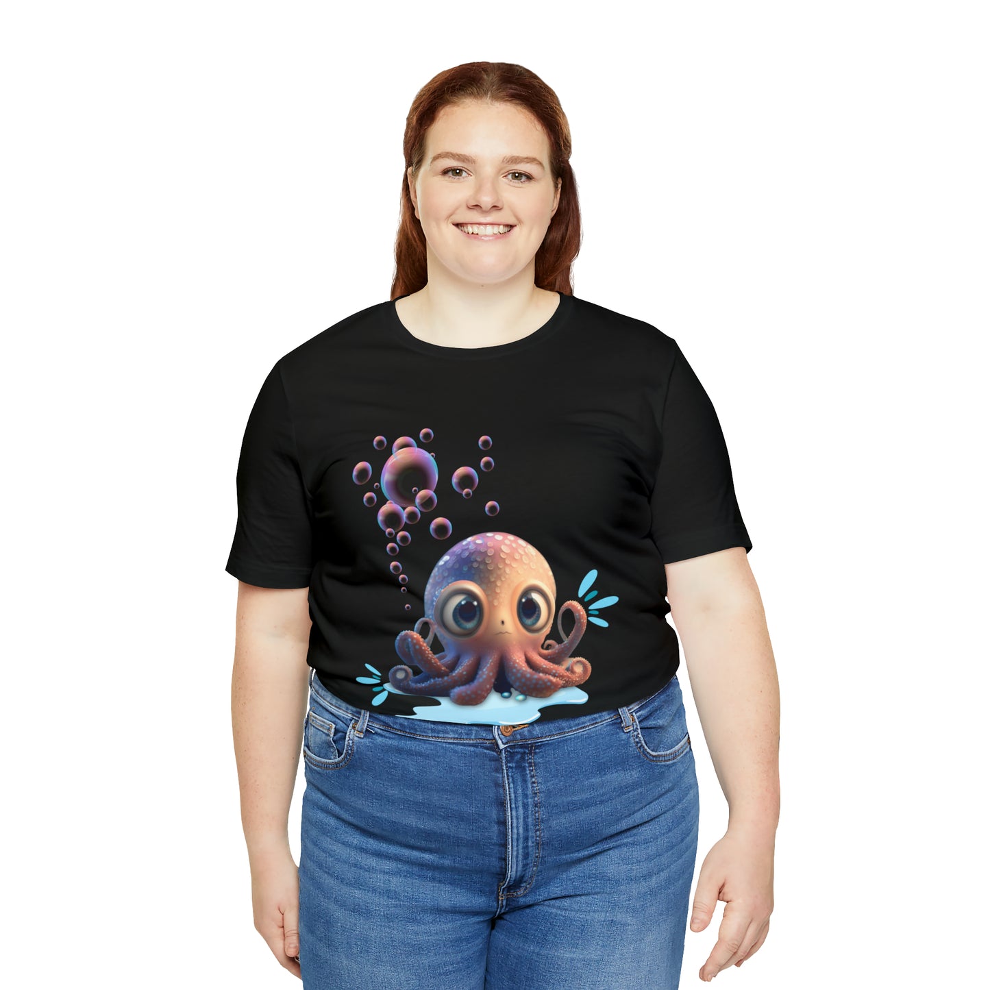 Kawaii Octopus Unisex Jersey Short Sleeve Tee