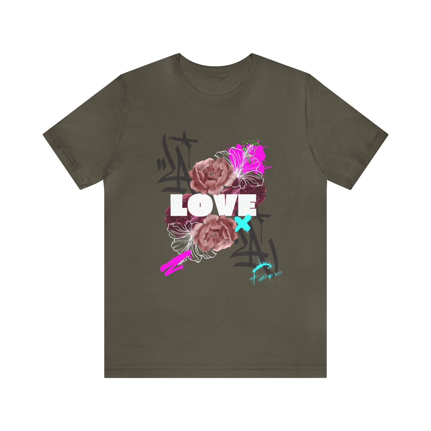 Love Urban streetwear Unisex Jersey Short Sleeve Tee