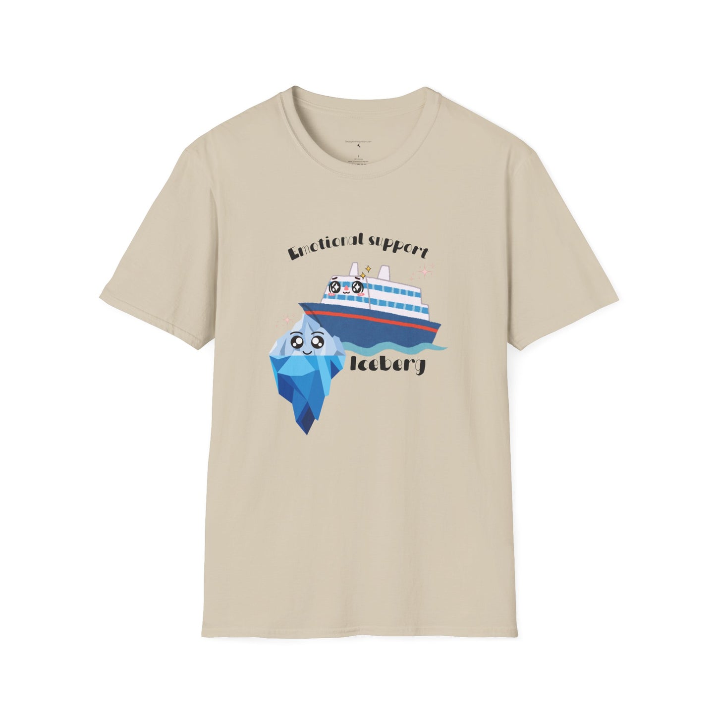 Emotional support Iceberg Unisex Softstyle T-Shirt