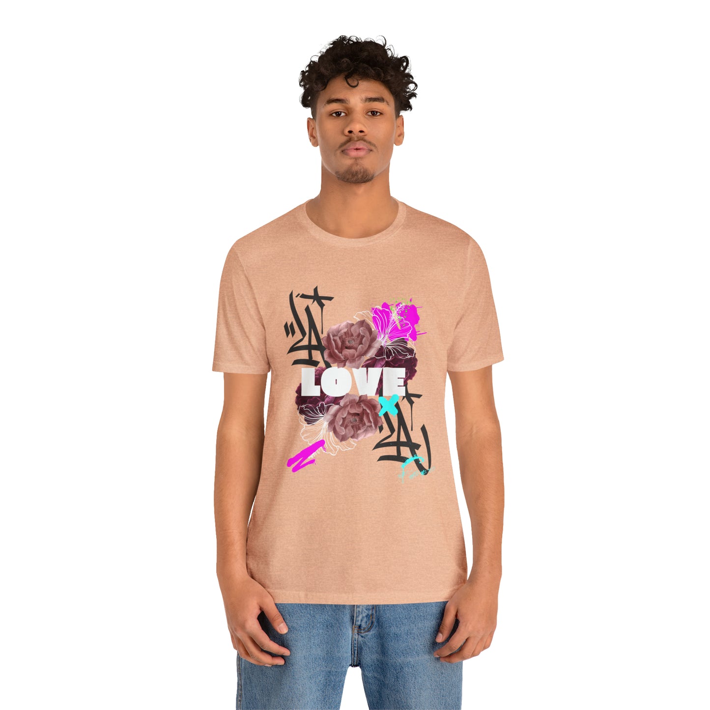 Love Urban streetwear Unisex Jersey Short Sleeve Tee