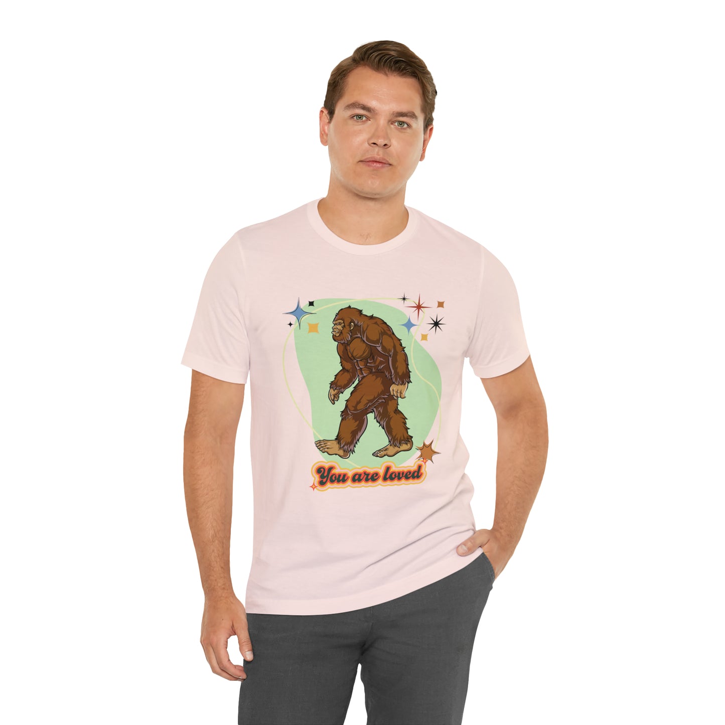 Bigfoot You are loved Unisex Jersey Short Sleeve Tee